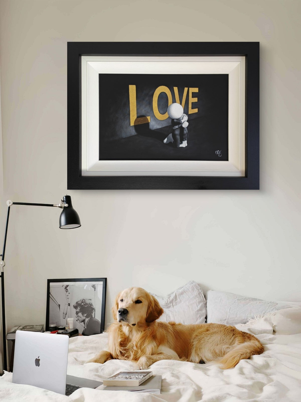 MARK GRIEVES Original Acrylic on Canvas "Love is Everything"