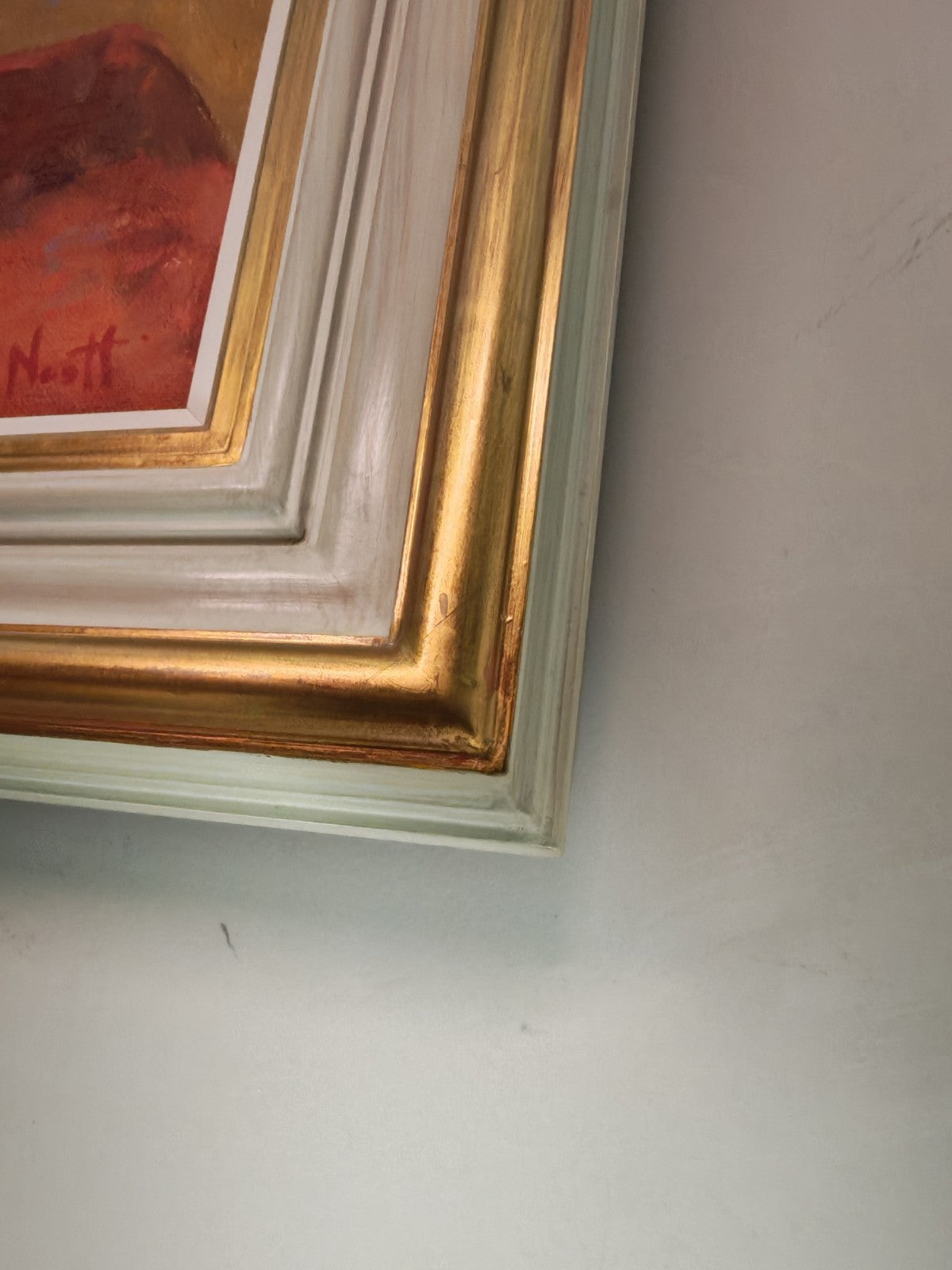 EDWARD NOOTT (B.1963) "Anemones" Framed Original Painting on Canvas