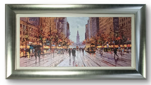 HENDERSON CISZ Signed Framed Ltd Edition Print "Market St, San Francisco" 10/195