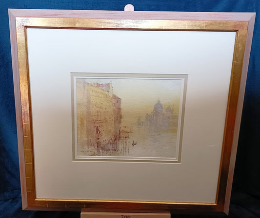 ROBERT KING (b1936)RI RSMA Original Watercolour Painting "Morning Light, Venice"