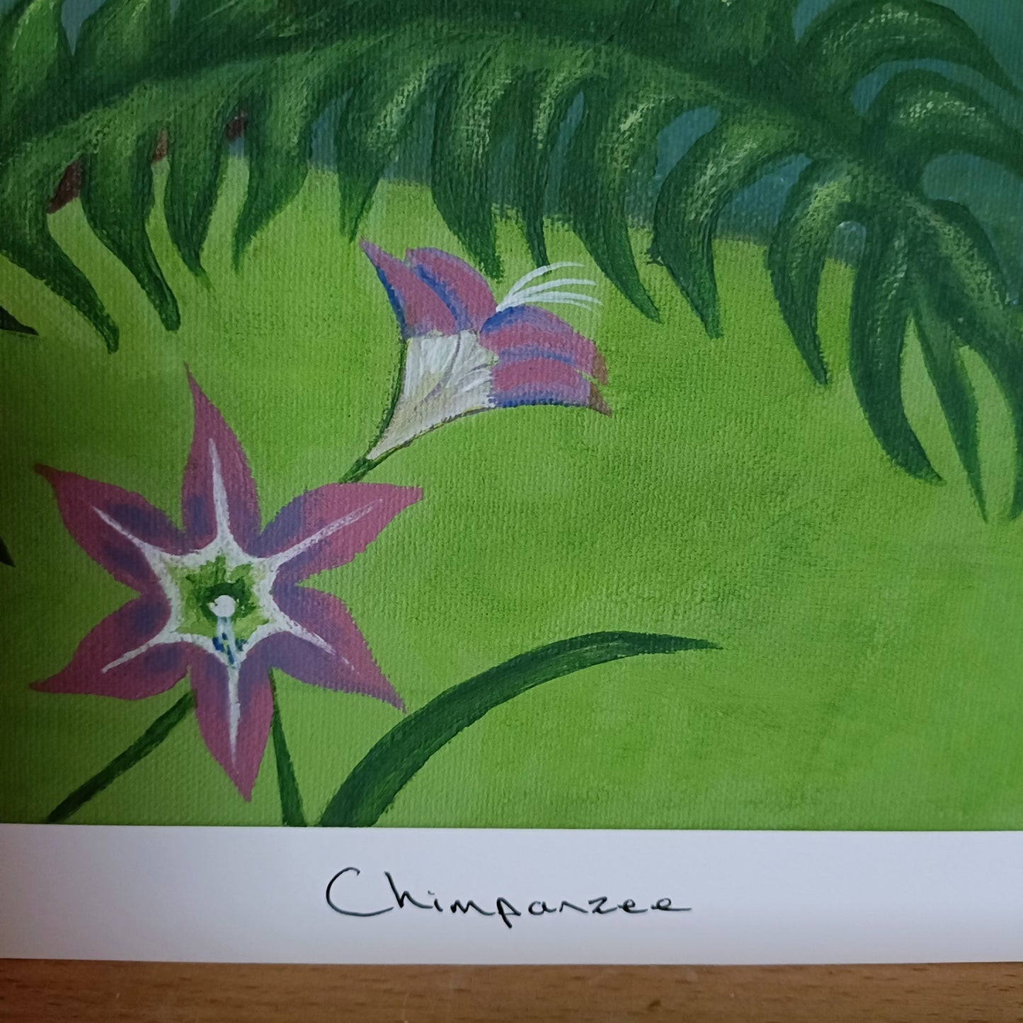 Signed Limited Edition Print "Chimpanzee"