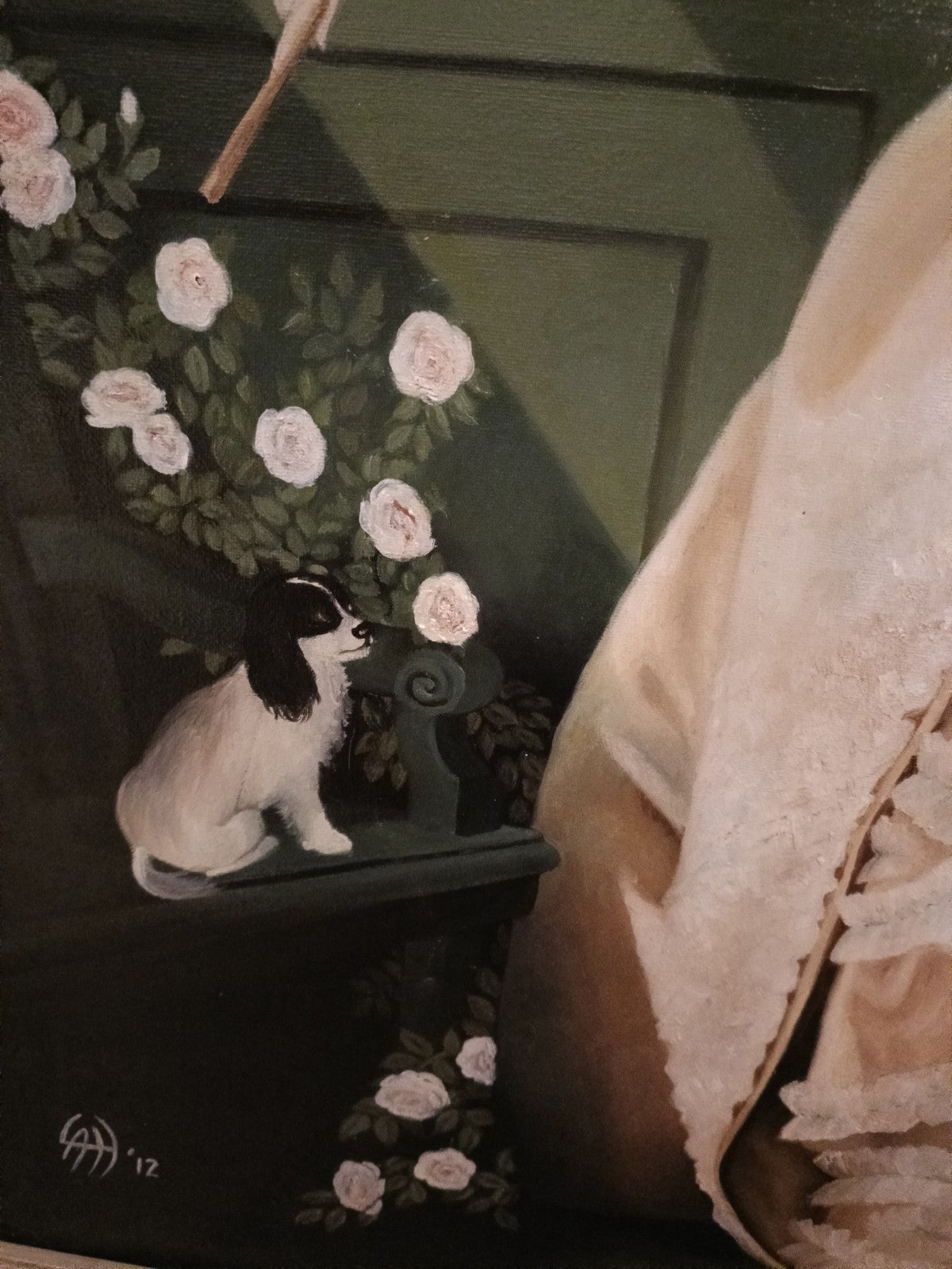 Framed Oil Painting "Portrait of Madame de Pompadour" After François Boucher