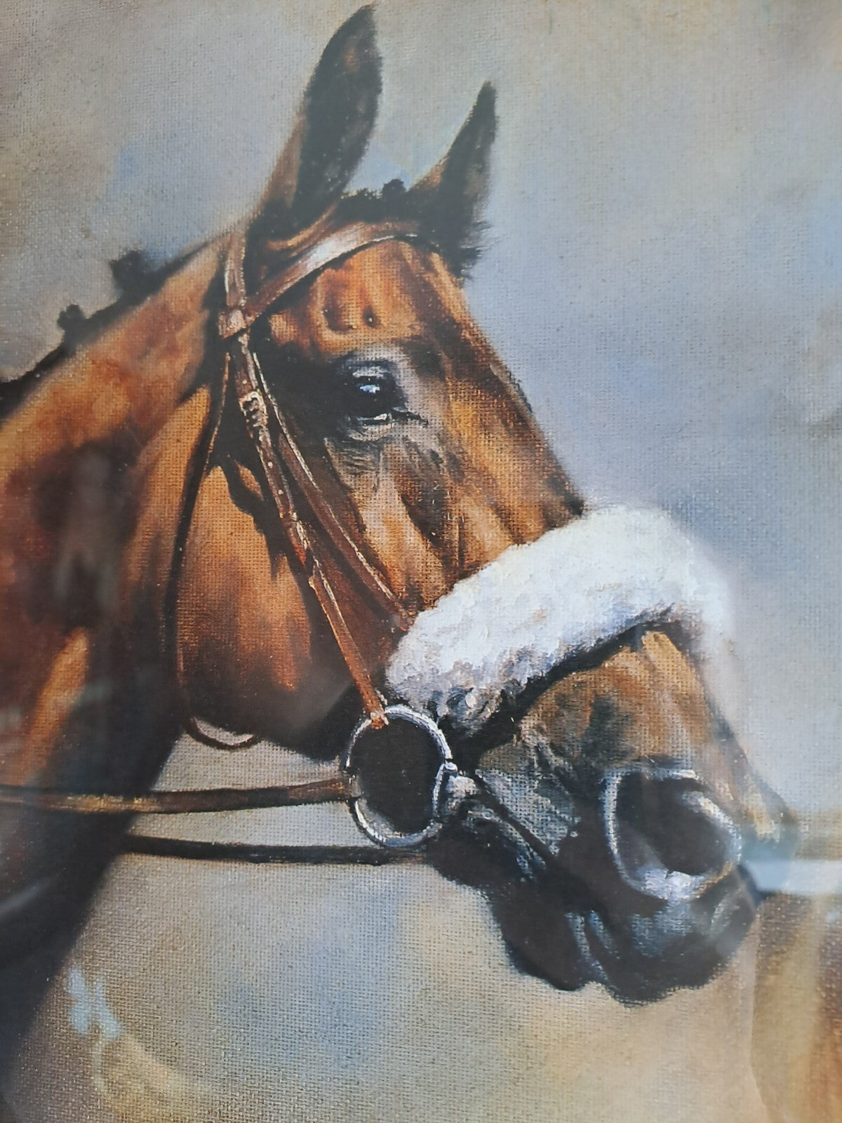 MELVYN BUCKLEY Signed Print Horse Racing "Legends Of a Lifetime"