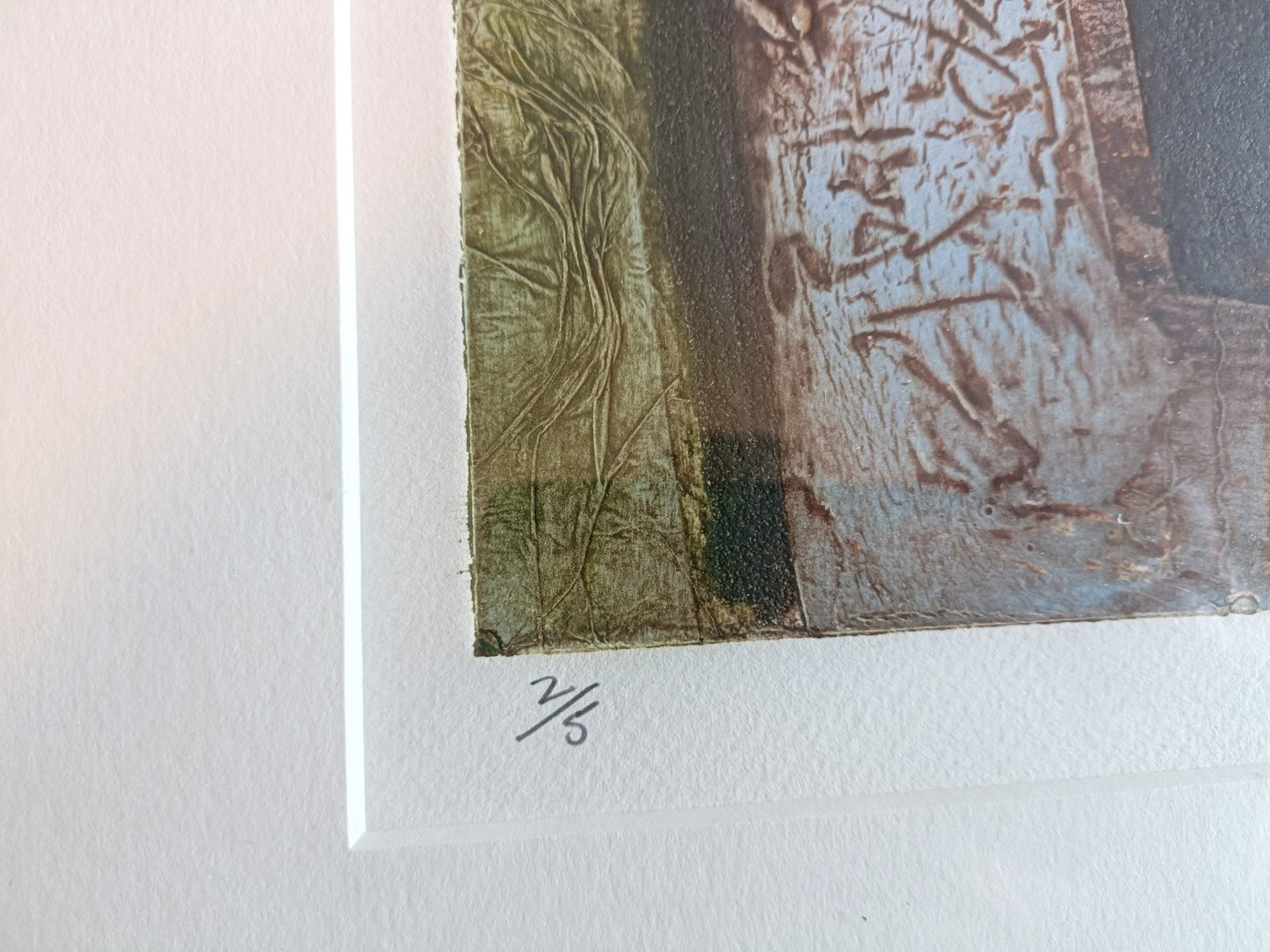 CELIA NANCARROW Original Collagraph "Inextinguishable II" 2/5