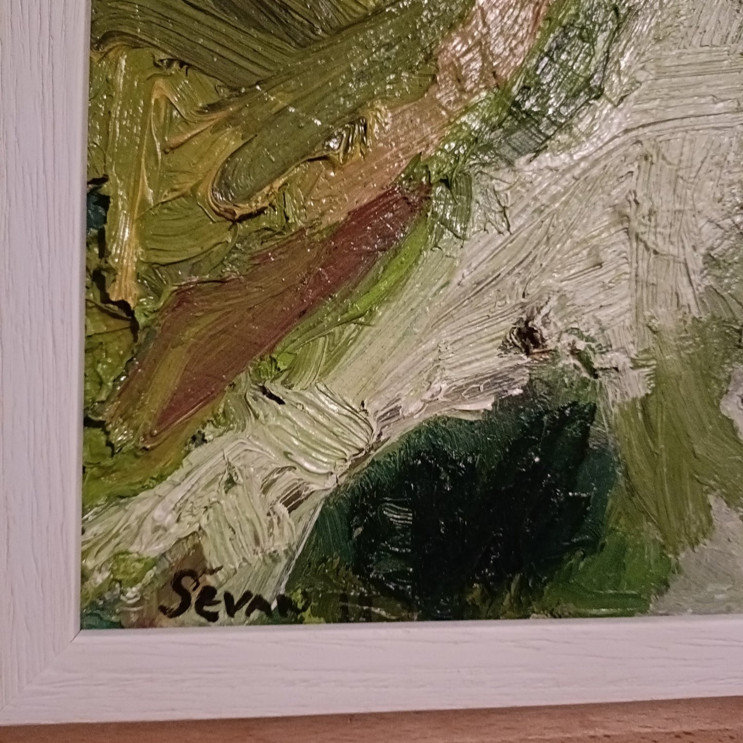 SEVAN MALIKYAN (b.1972) Framed Original oil Painting "Glengarra River"