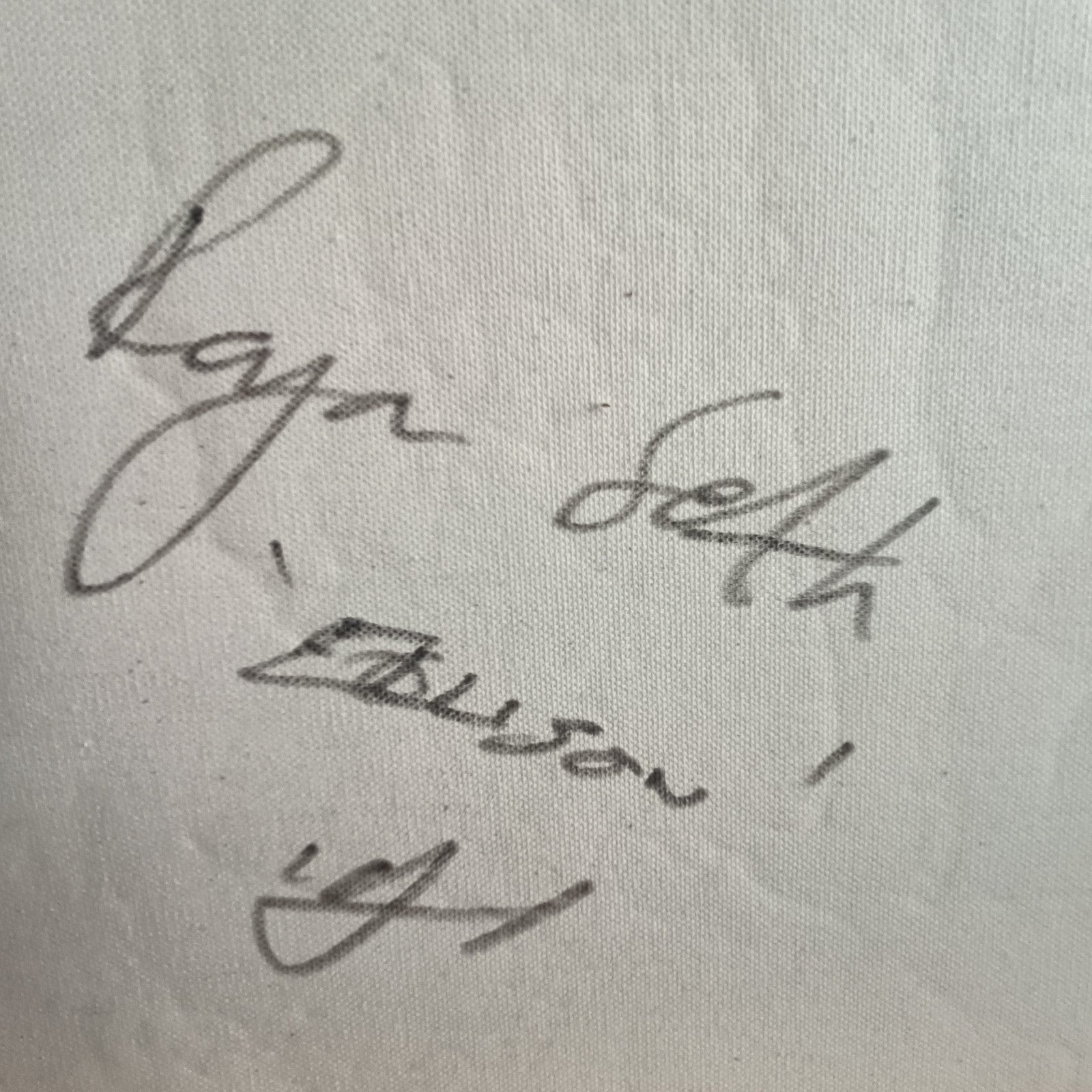 Large original mixed media abstract painting "Ellipse" by Rajan Seth, featuring vibrant colors and dynamic shapes.