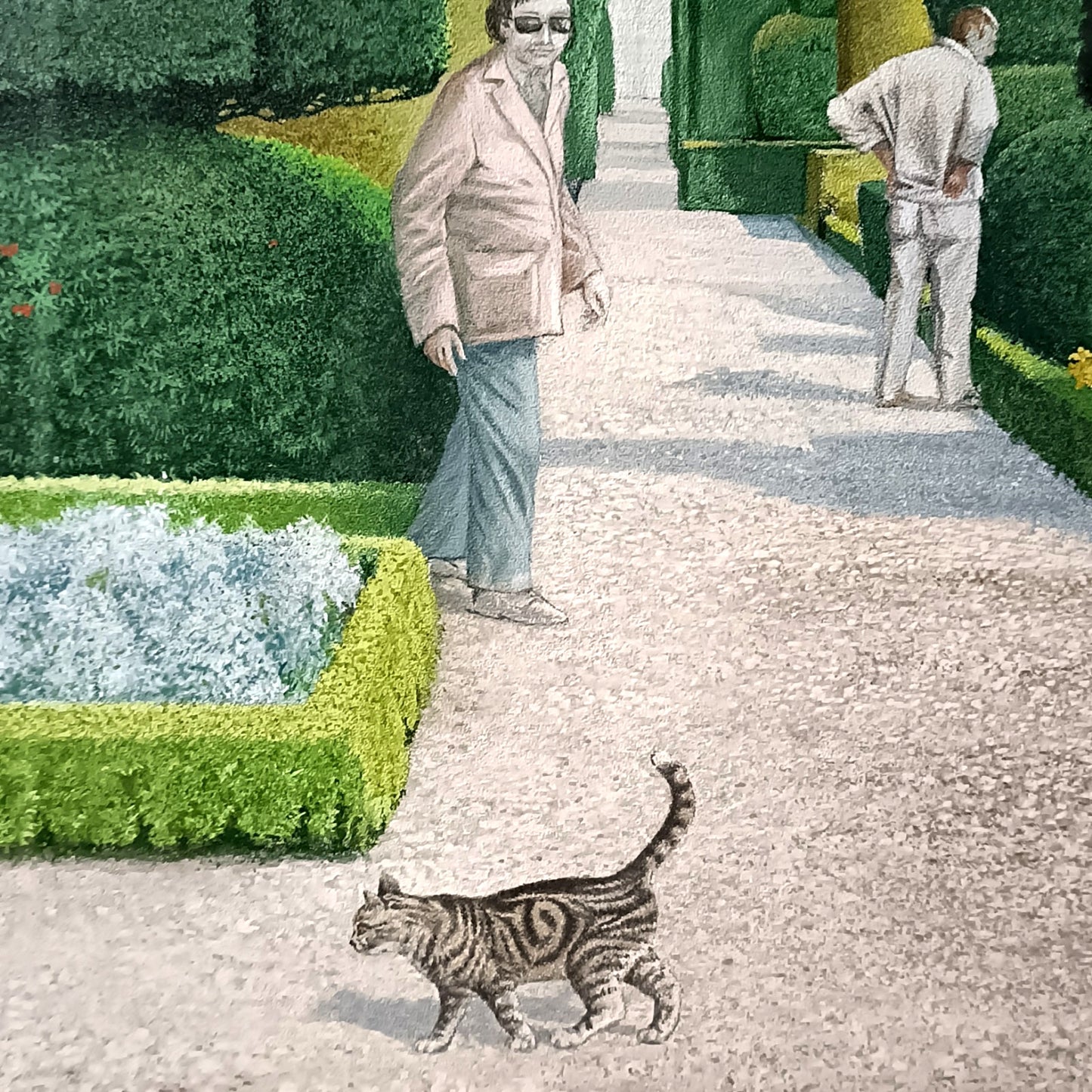 ROBERT B JEFFERSON Framed Original Gouache "Stray Visitor - Levens Hall"