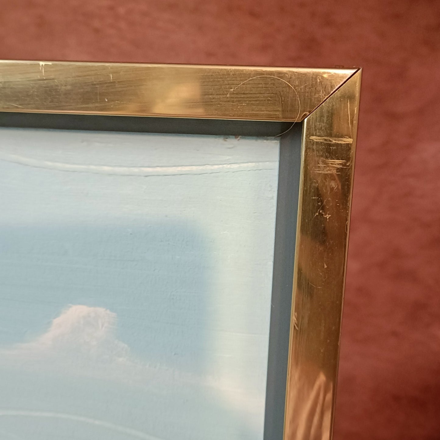 LEWIS MITCHELL (b.1938) Original Oil painting on Board "Two Trees"