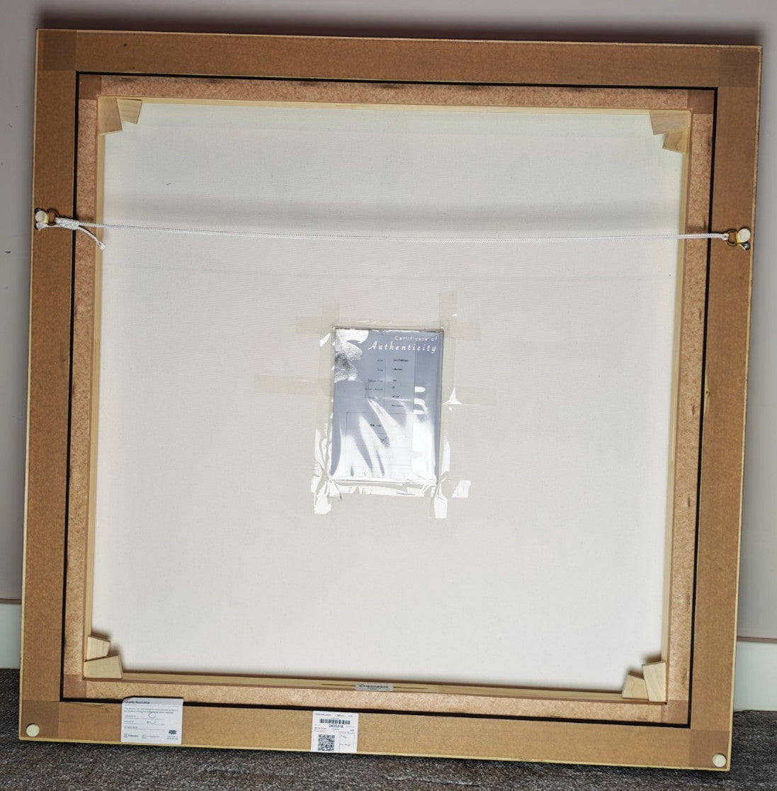 DOM PATTINSON Signed Framed Limited Edition Box Canvas “Liber‑tea” 56/195