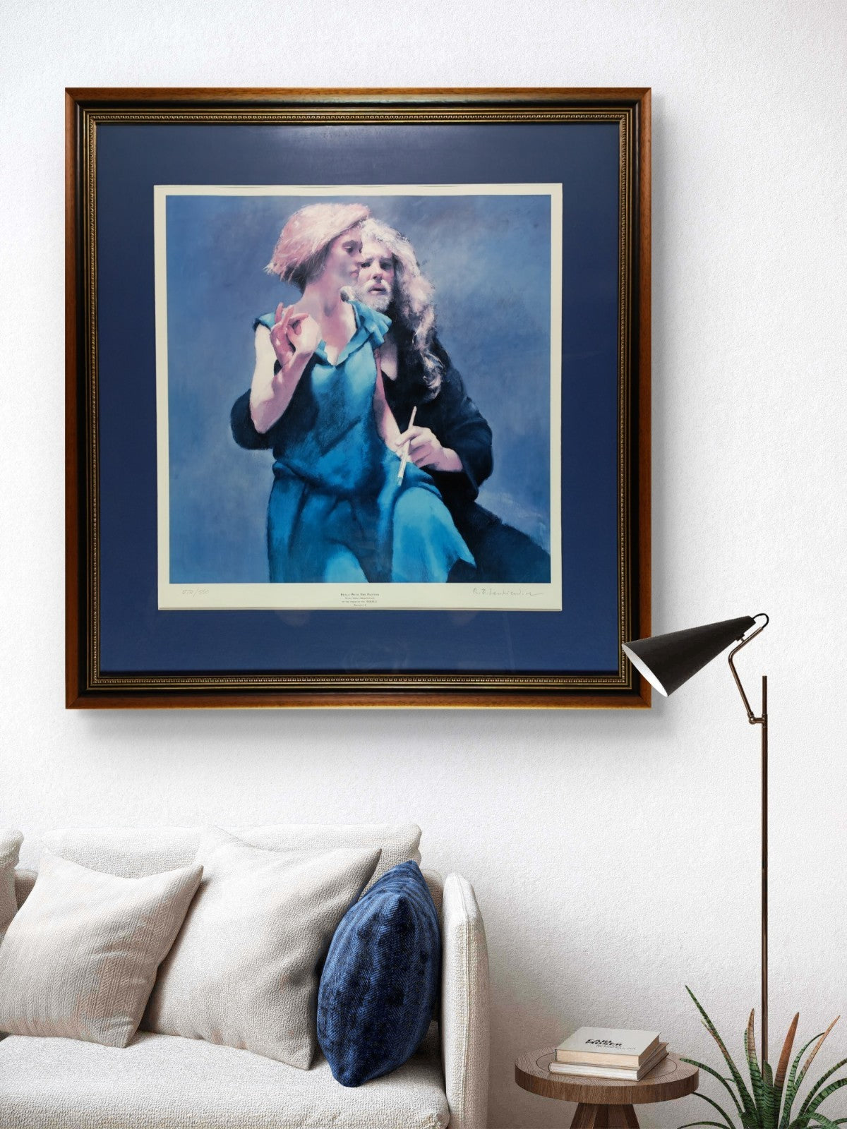 ROBERT LENKIEWICZ Signed Framed Limited Edition "Bella with the Painter" 272/550