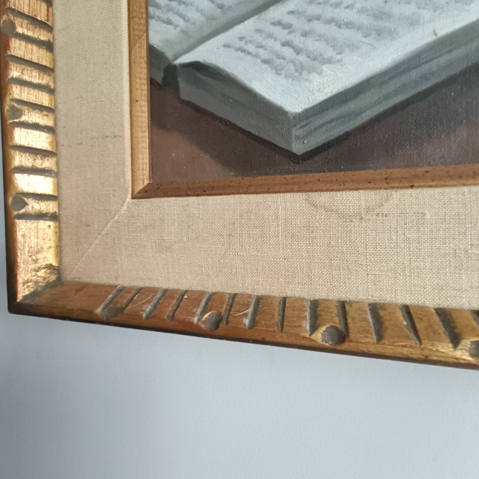 Framed original oil on canvas by SOLOMAN LESKI, depicting a portrait of a rabbi, from Curated Treasures collection.