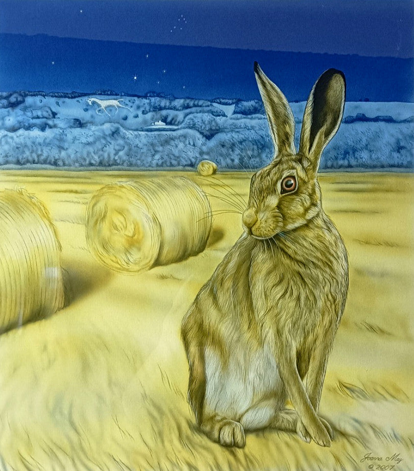 JOANNA MAY Signed Limited Edition "Broadtown Hare" 4/250