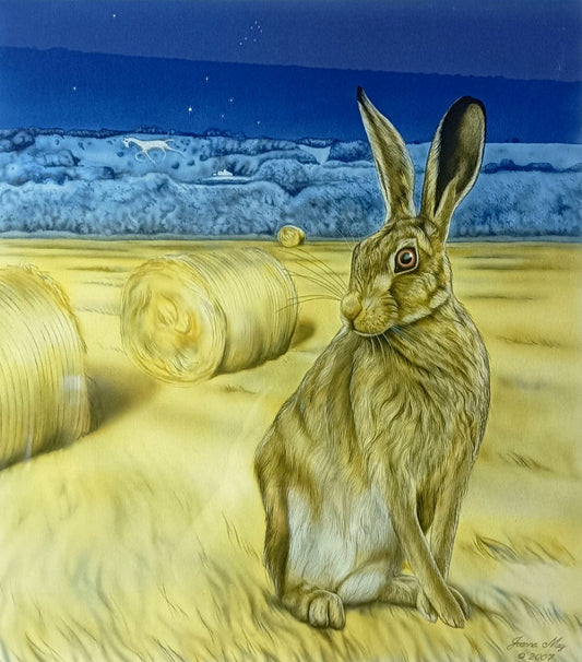 JOANNA MAY Signed Limited Edition "Broadtown Hare" 4/250