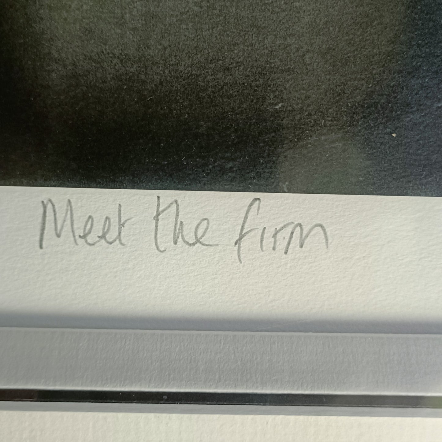 PETER SMITH Signed Limited Edition Giclée “Meet the Firm” 233/295