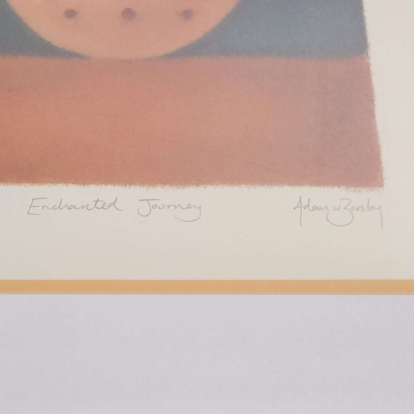 ADAM BARSBY Limited edition signed print "Enchanted Journey" 416/500