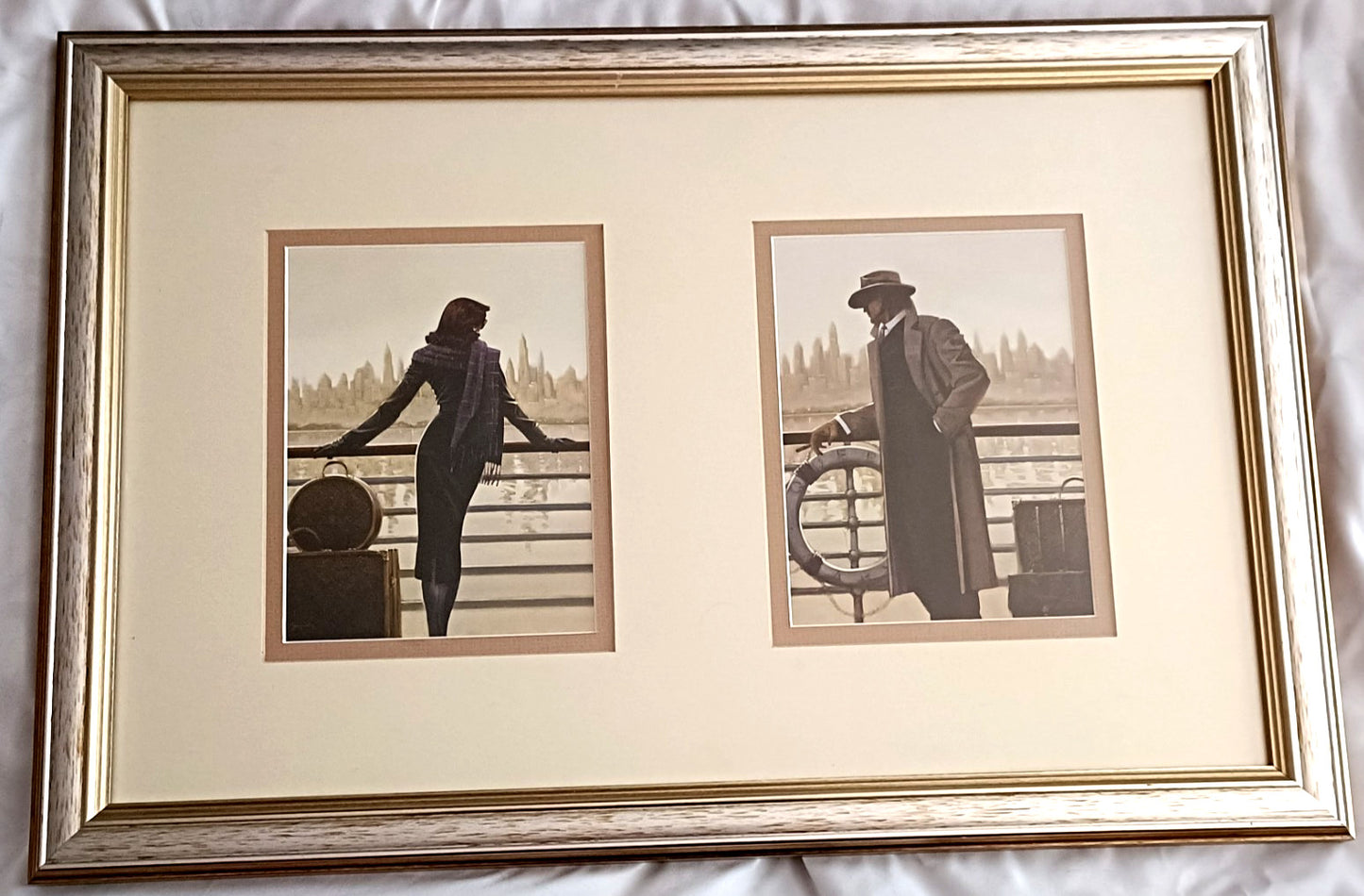 BRENT LYNCH - PORT OF CALL AND PIER 56, a Set of Prints, Mounted together