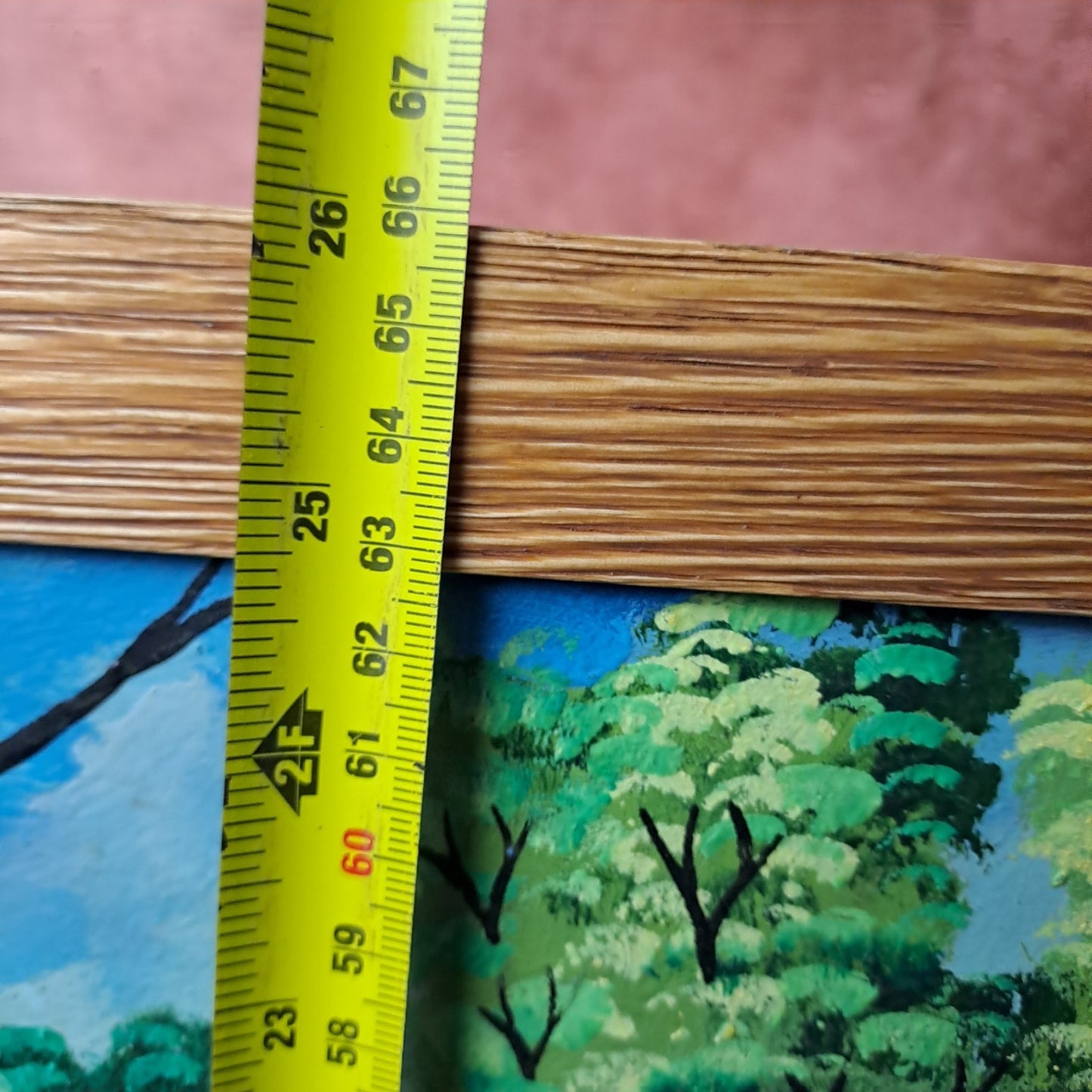 RODRIGUE MERVILUS (b.1947) Oil on Board "Colourful jungle scene w/ wild animals"