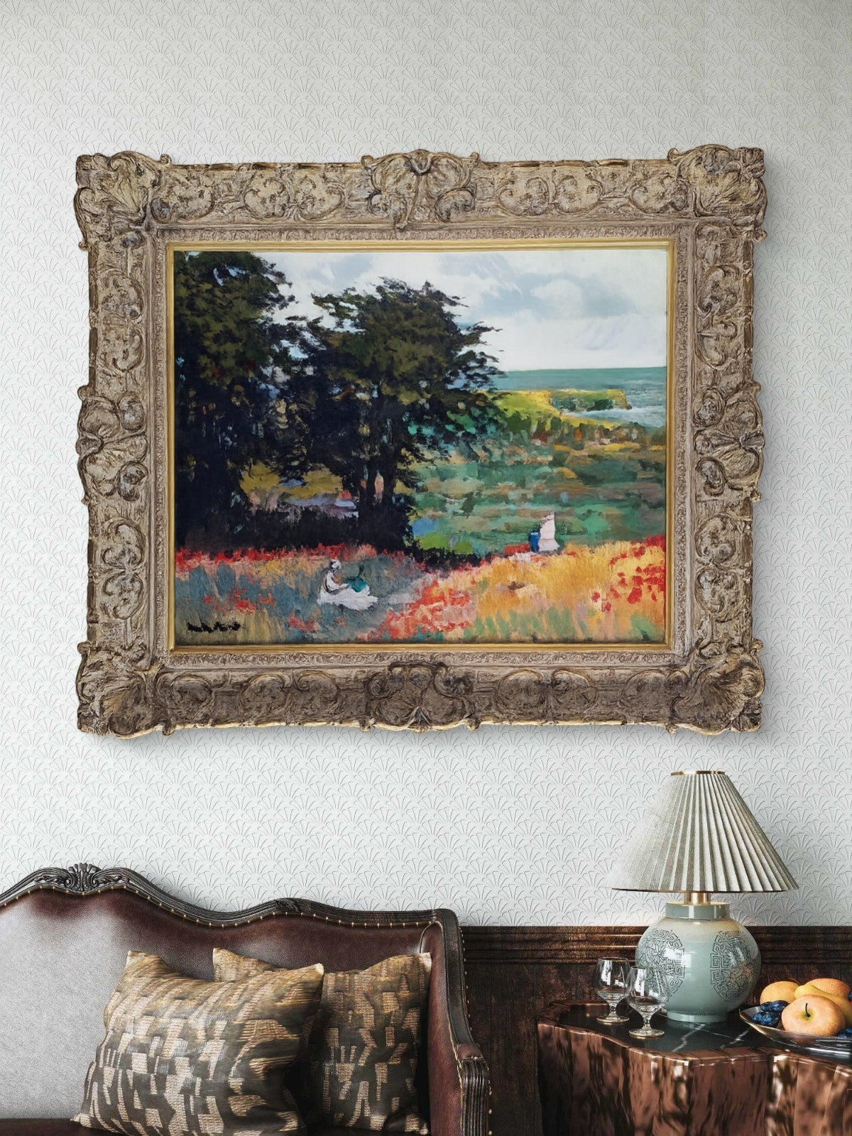 JOHN MYATT (AFTER CLAUDE MONET) Ltd Edition Print “The Coast Beyond Trouville"