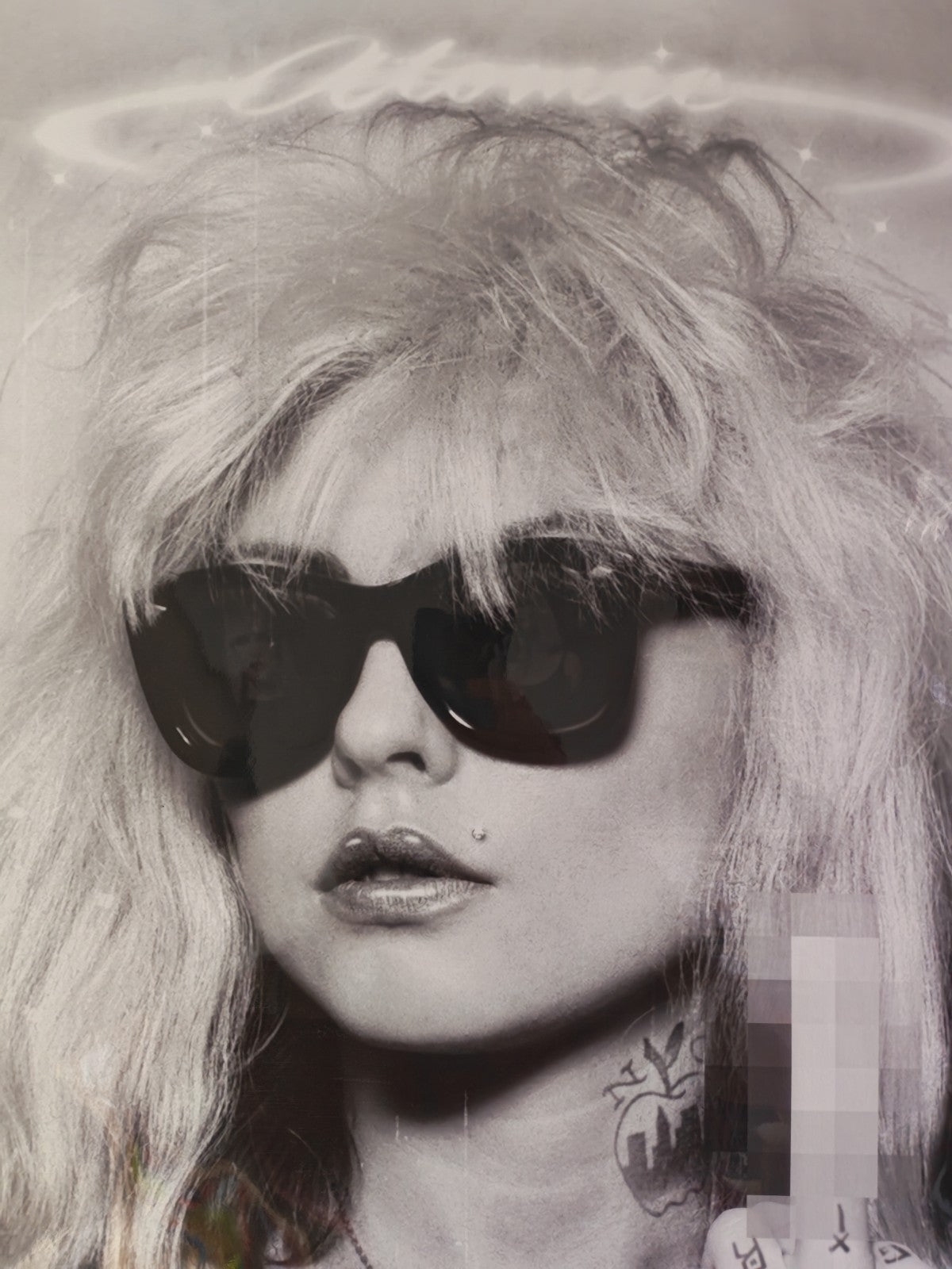 JJ ADAMS Signed Limited Edition Print "Atomic Girl B&W" 8/75
