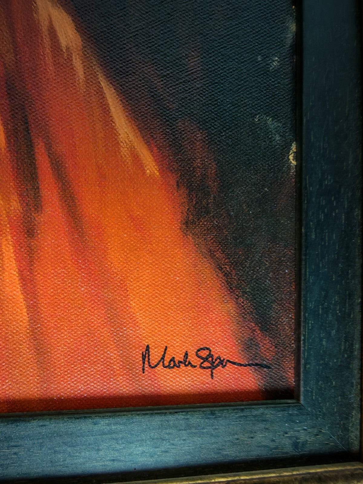 MARK SPAIN "Thoughts of you I" Framed Signed Limited Edition  Canvas 18/150