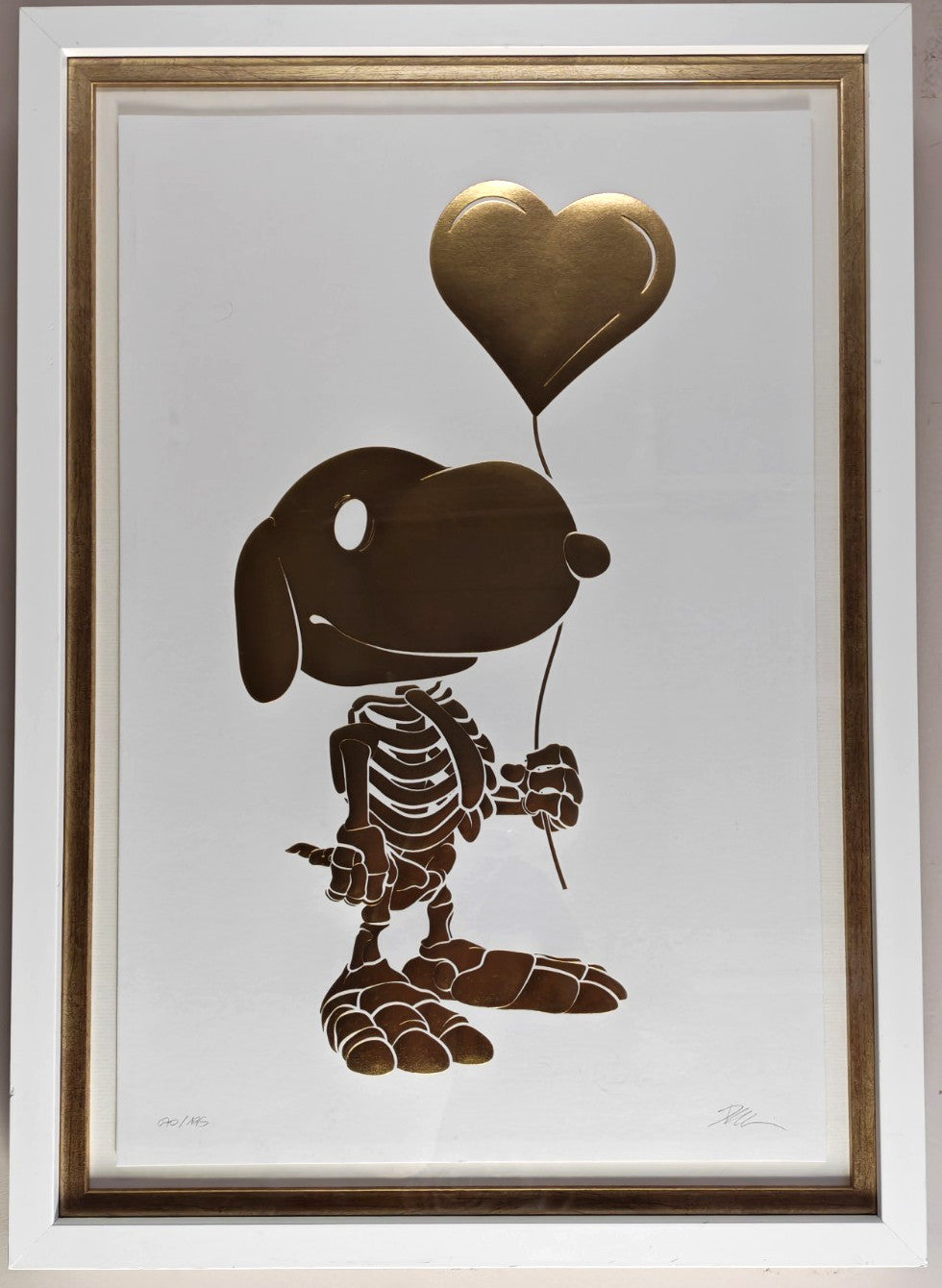 ALESSANDRO PAGLIA Framed Signed Limited Edition "Heart of Gold" 70/195