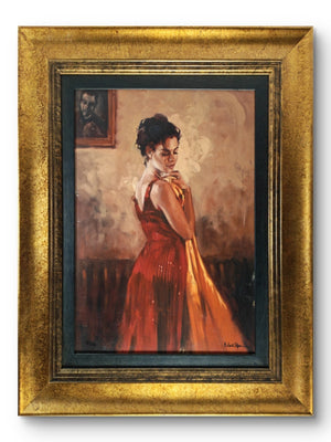 MARK SPAIN "Thoughts of you I" Framed Signed Limited Edition  Canvas 18/150