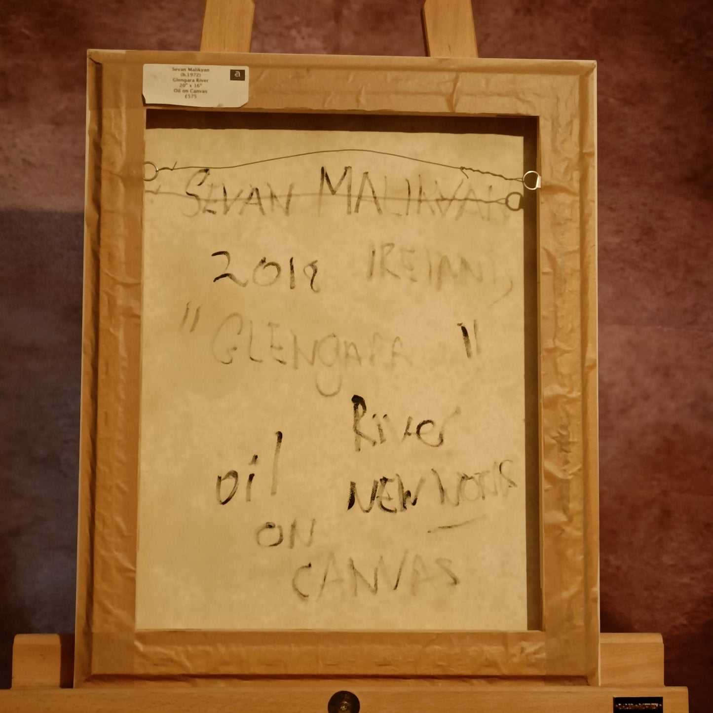 SEVAN MALIKYAN (b.1972) Framed Original oil Painting "Glengarra River"