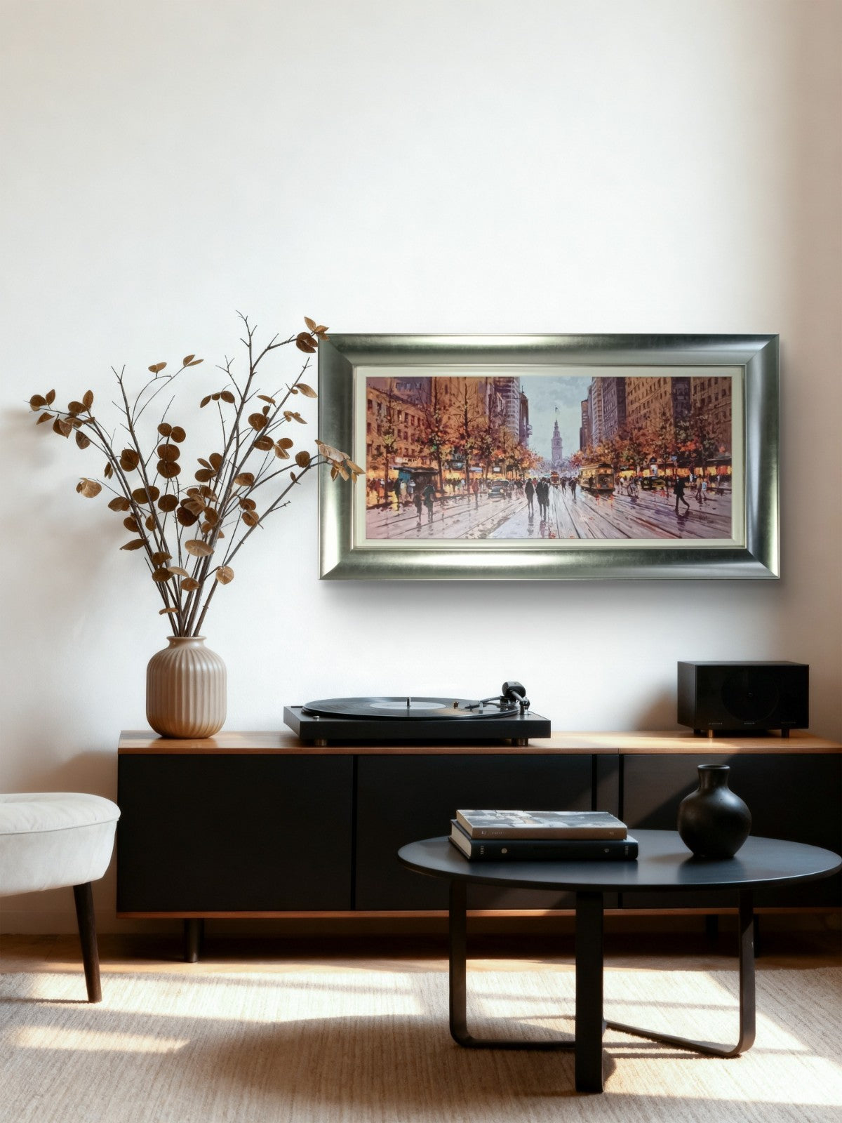 HENDERSON CISZ signed framed limited edition print of Market St, San Francisco, numbered 10 of 195, by Curated Treasures.