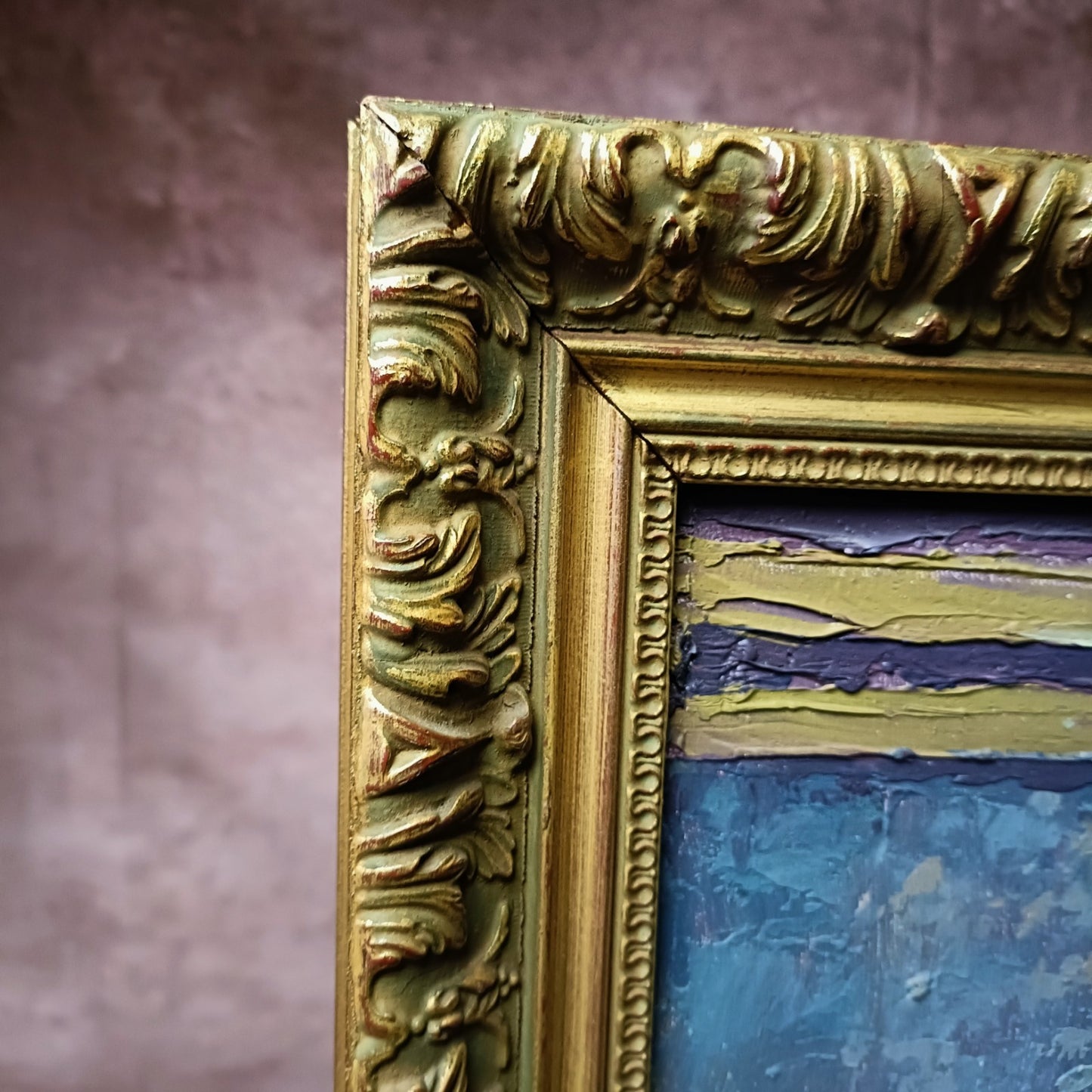 LUIS FERRO MARQUEZ (b.1899)Framed Original Oil Painting Guanajuato Street Scene