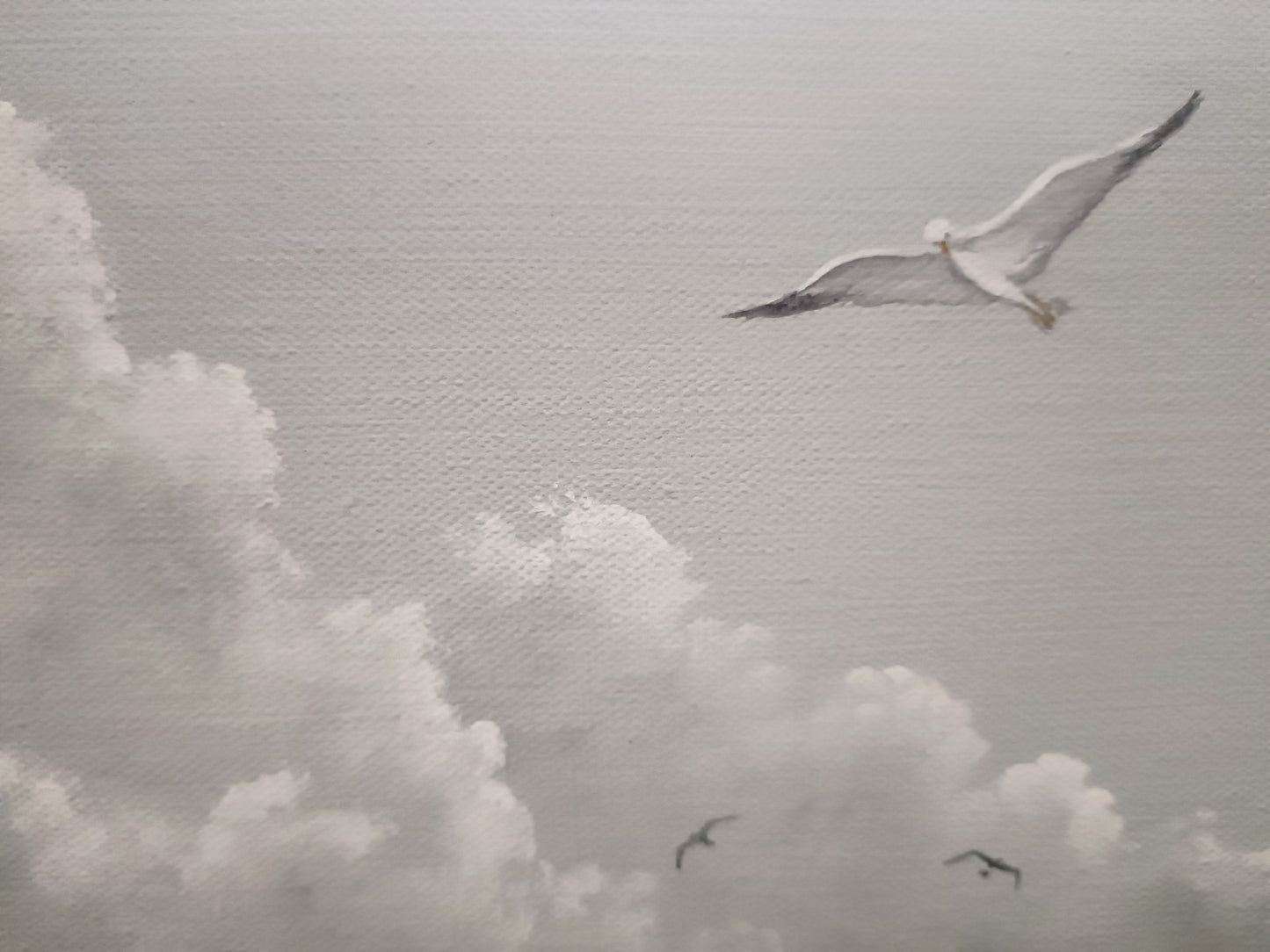 SARAH MARGARET BERRY Original Oil on Canvas Coastal Scene