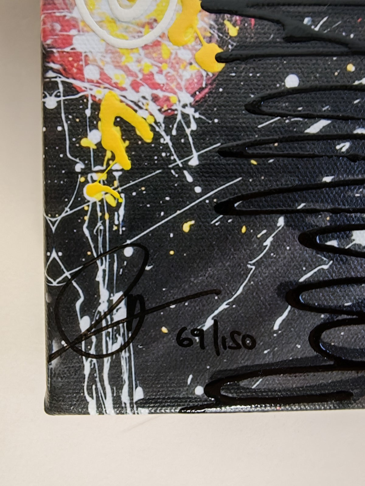 PAUL KENTON Signed Limited Edition Boxed Canvas “Eiffel Tower” 69/150