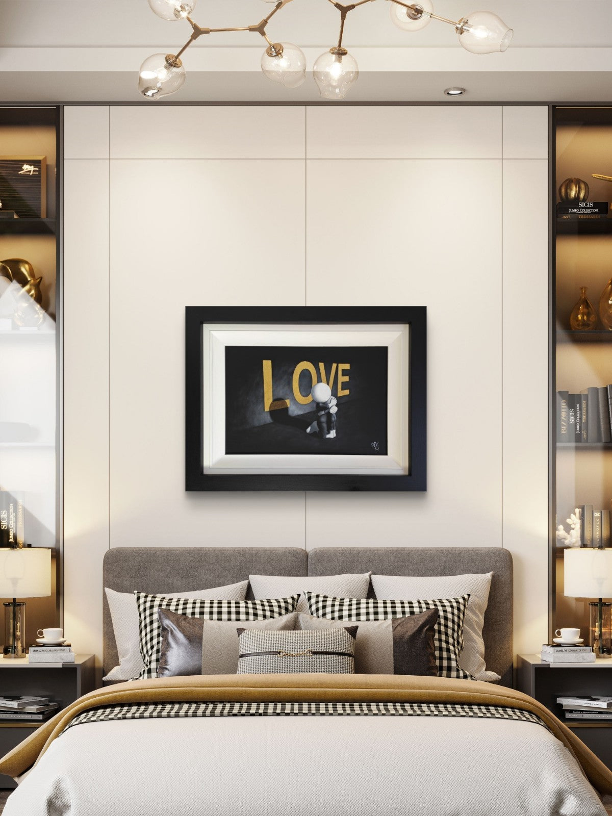 MARK GRIEVES Original Acrylic on Canvas "Love is Everything"