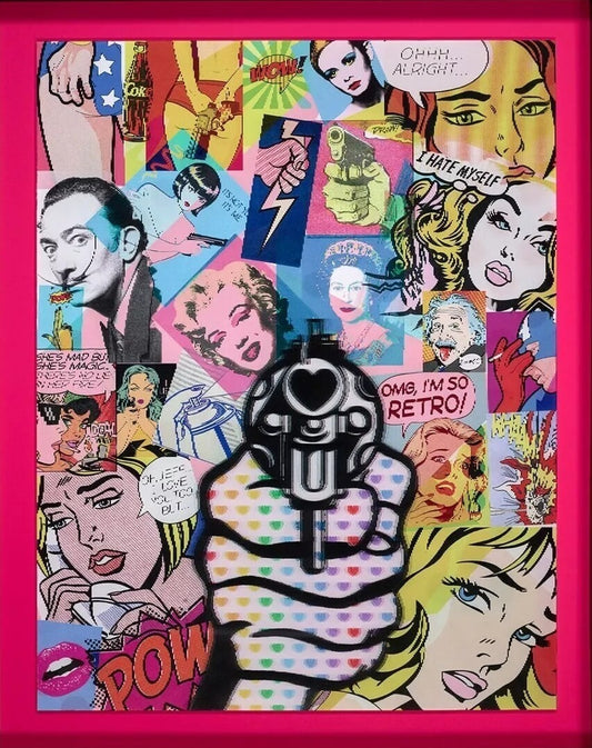 DAN PEARCE Limited Edition Lenticular "Aim For Love"  22/195