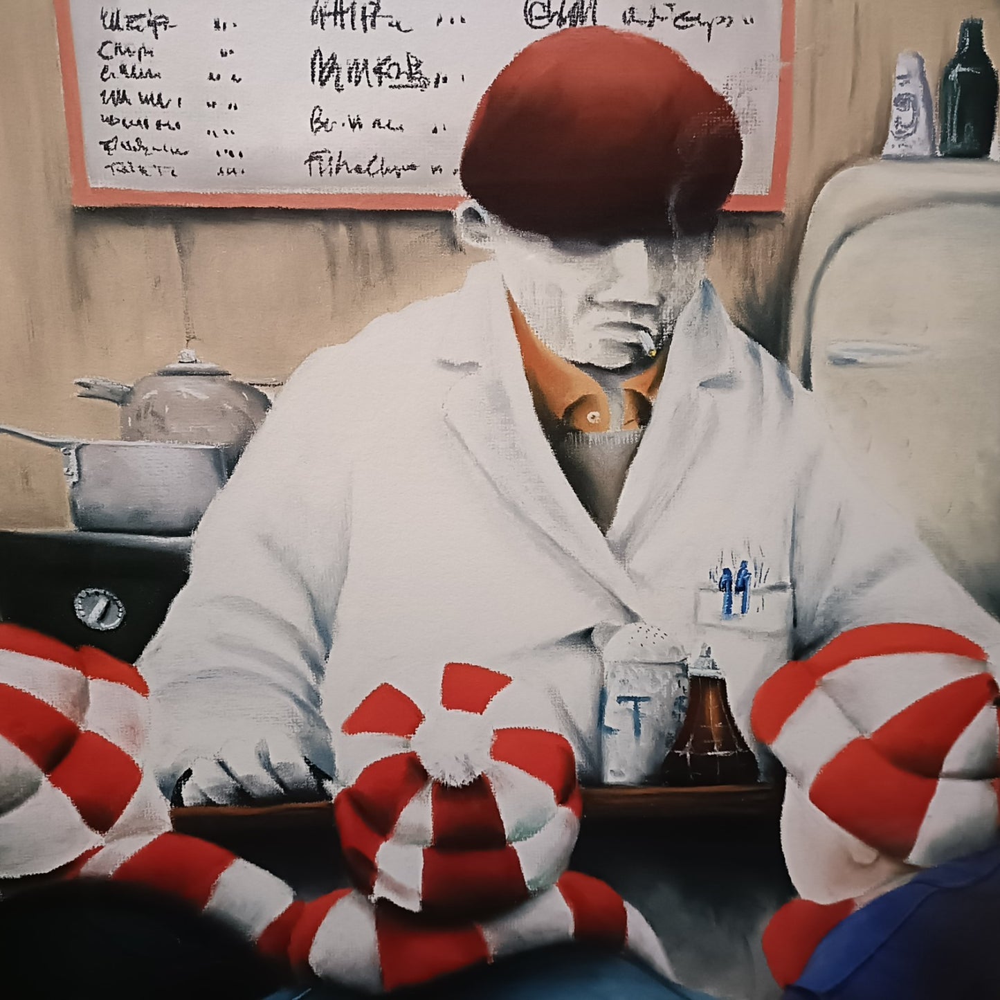 MACKENZIE THORPE  Limited Edition Print "Got any Burgers?" 234/495