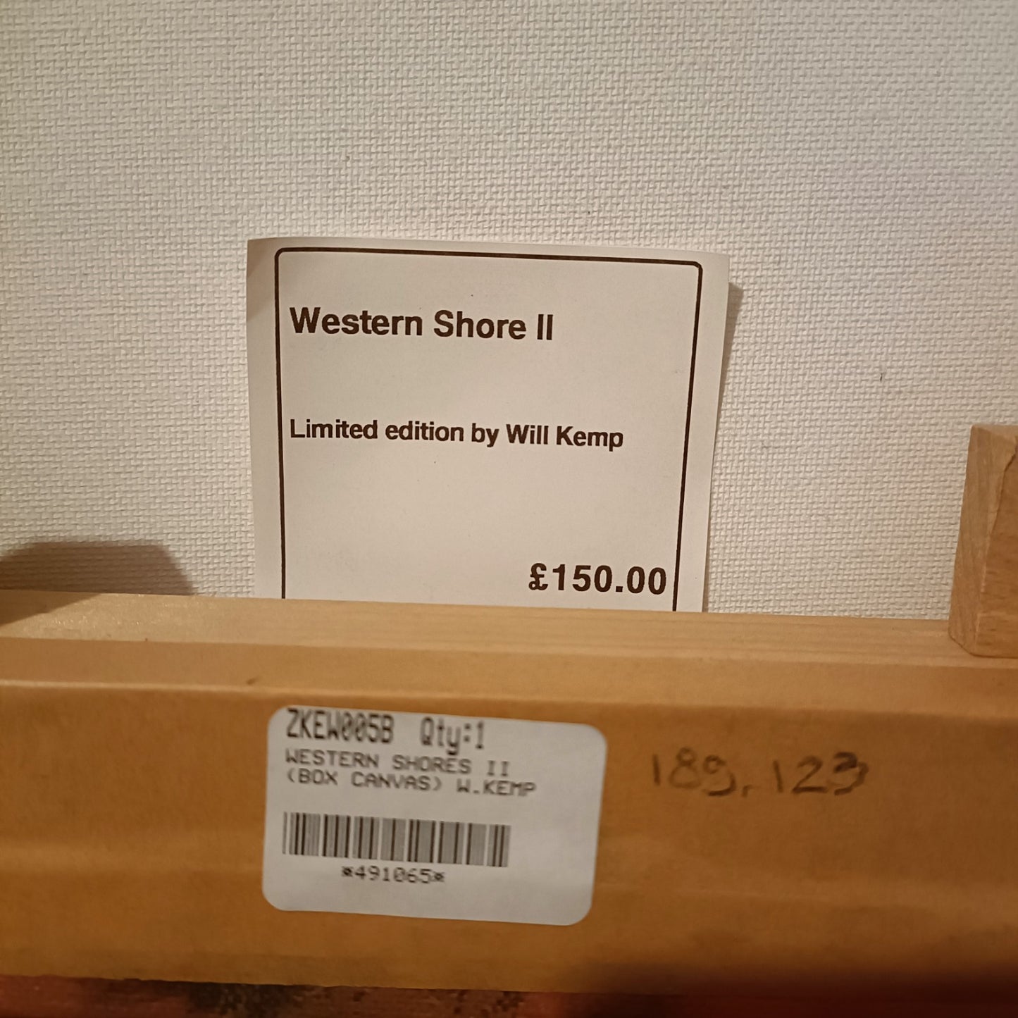 WILL KEMP Artists Proof Canvas "Western Shore II" 9/20