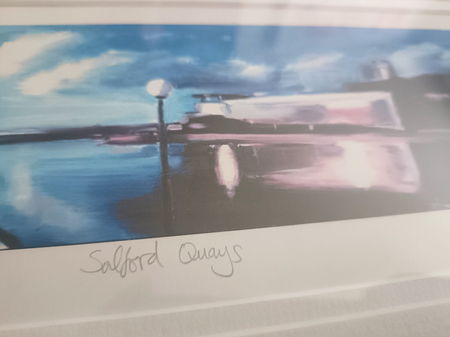 Liam Spencer Salford Quays Signed Limited Edition 202/225