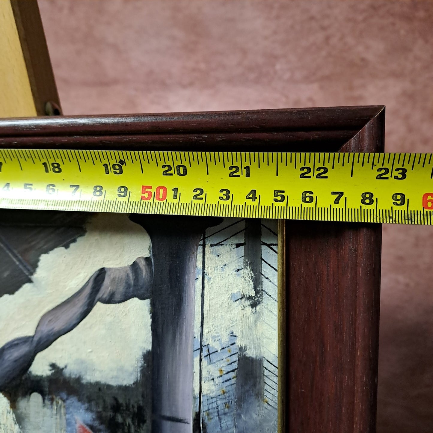 FRANK BOOTH Signed, Framed Original Oil Painting "Hey up Harry! She's Full"