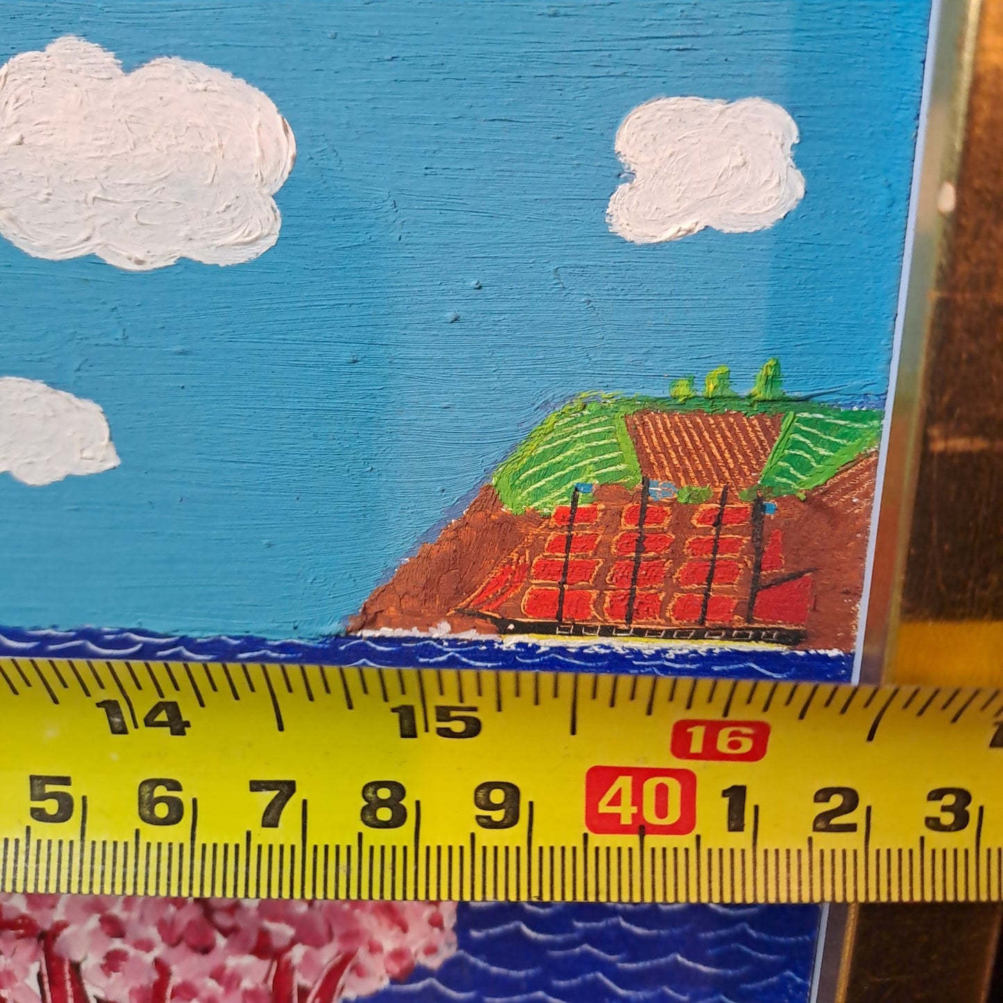 LEWIS MITCHELL (b.1938) Original Oil on Board "House at Marazion"