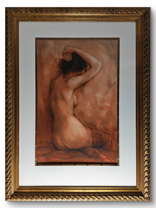 MARK SPAIN "Nude study" Framed Signed Original Oil Painting