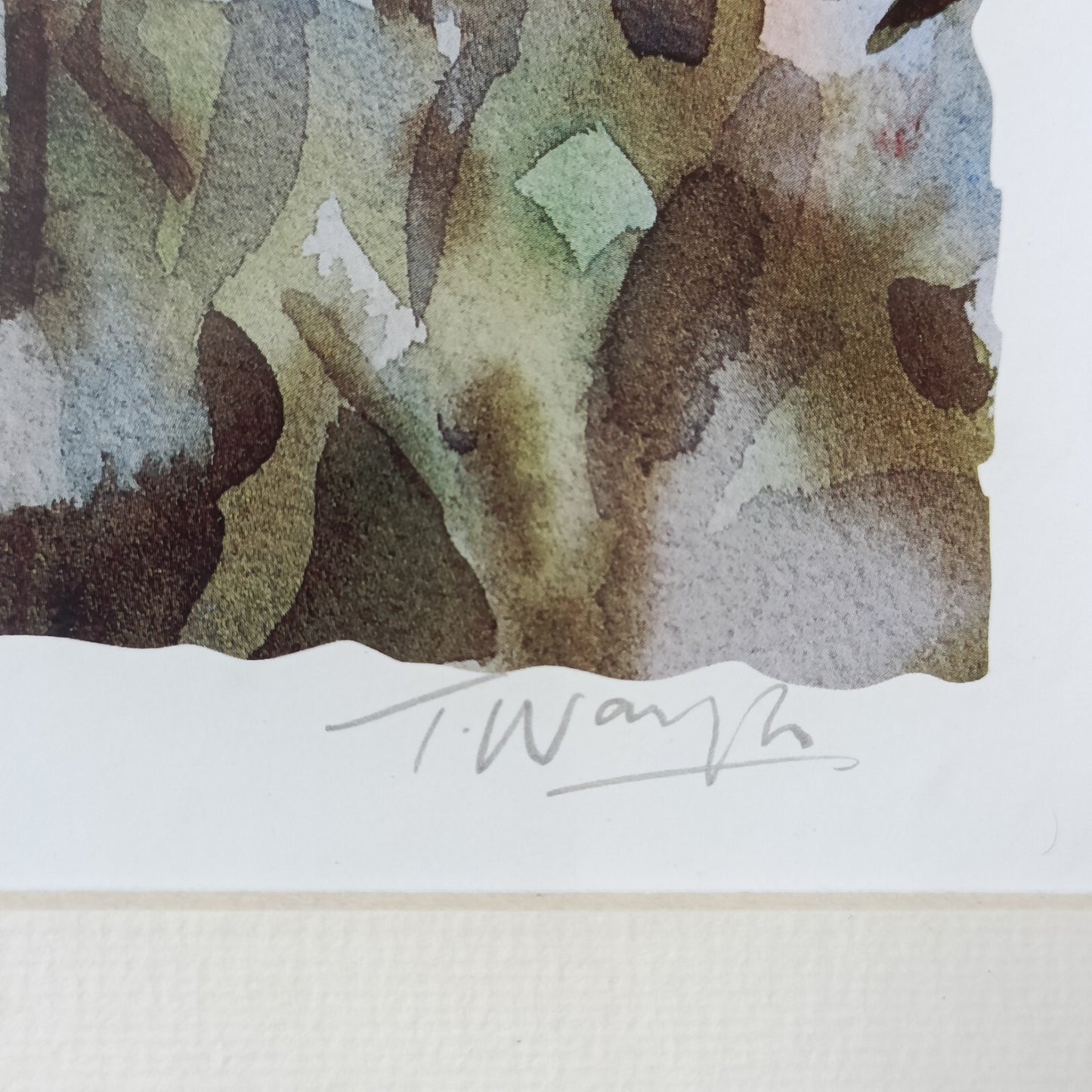 Trevor Waugh Roses Watercolour Prints, Set of 2, Signed