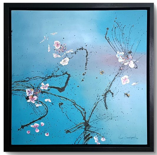 Signed limited edition KAY DAVENPORT print titled "Nature's Dream II," embellished artwork, 4 of 195, by Curated Treasures.
