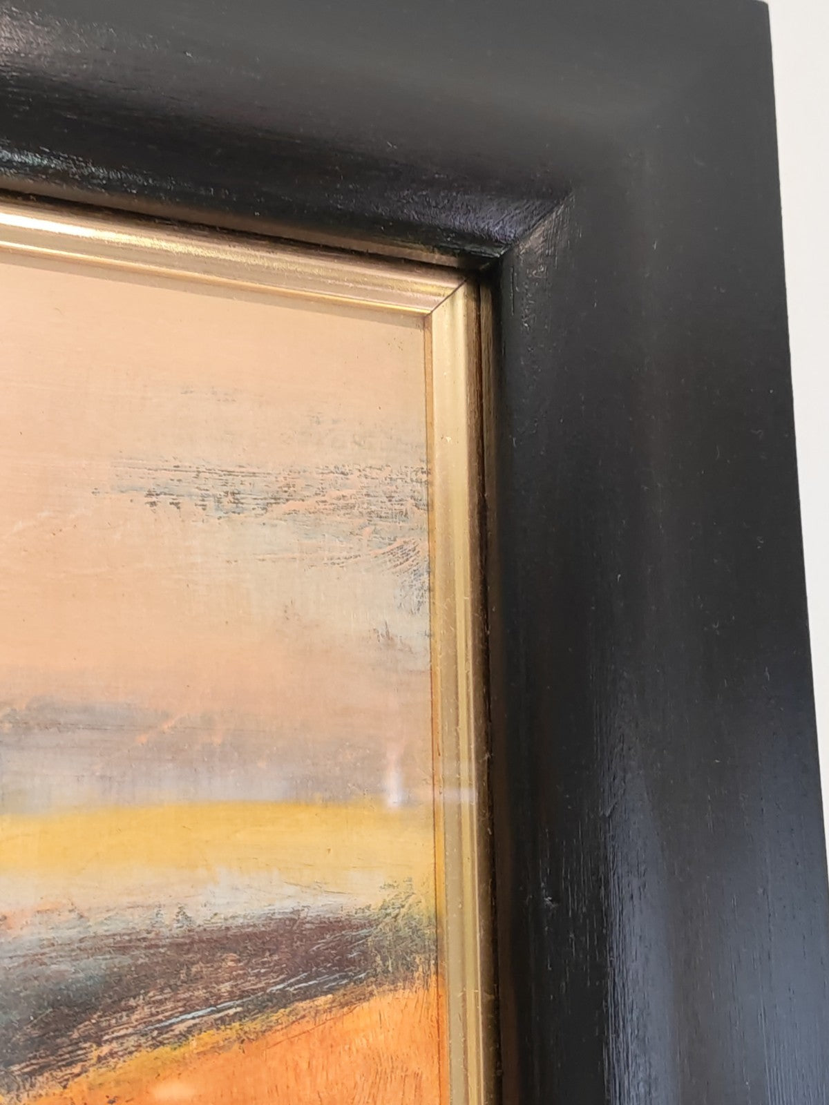 MAY BYRNE Signed Original Oil Painting "A landscape at sunrise"
