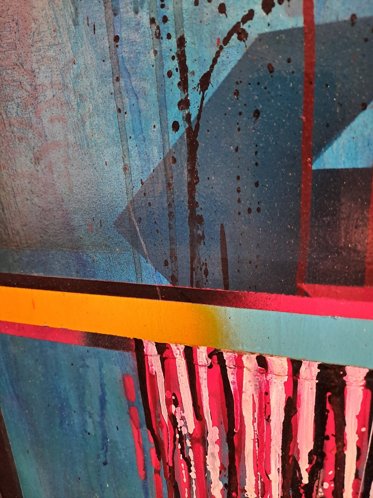 TROIKA Original Mixed Media on Board, "Should I Stay Or Should I Go"