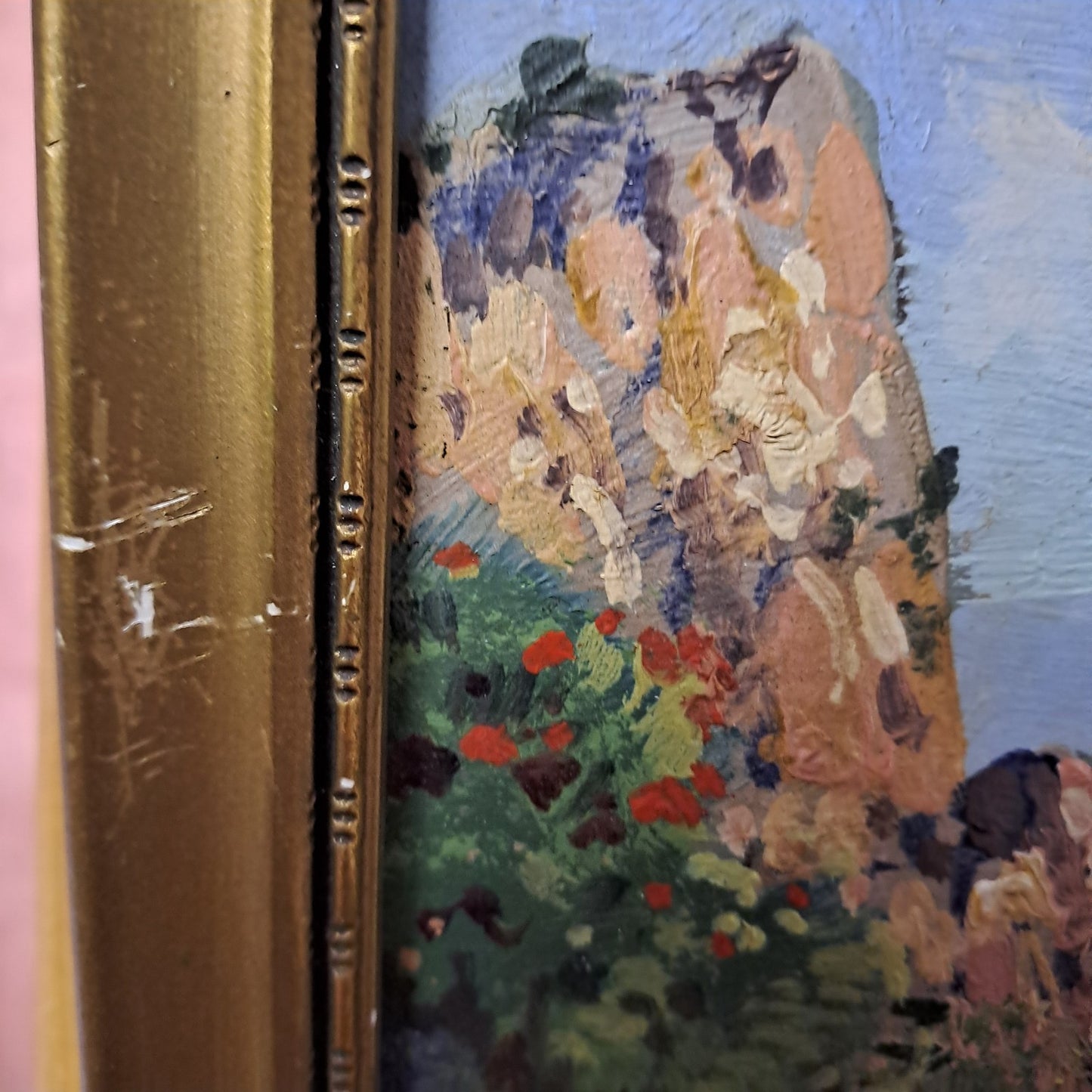 GUSTAVE LINO (1893 — 1961) Original Oil Painting "Capri"