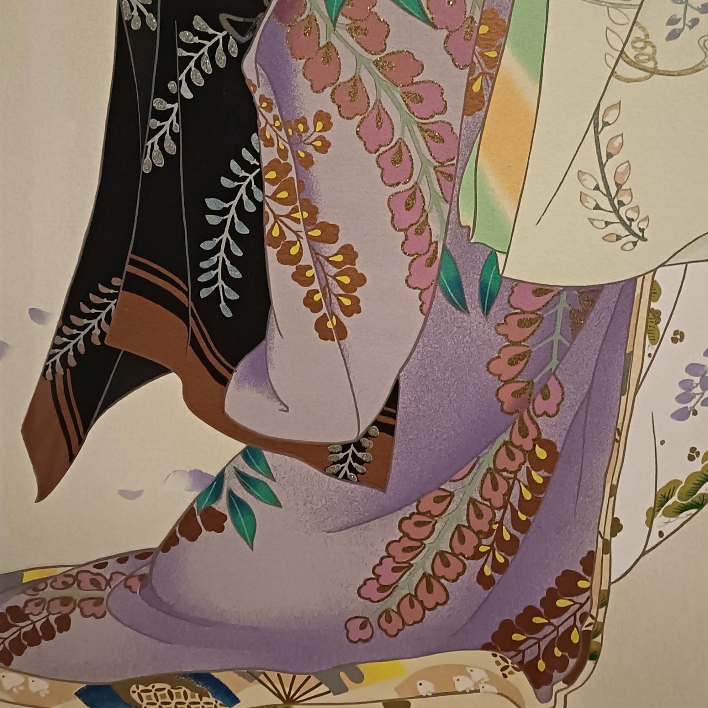 MORITA HARUYO (b. 1945) Large Signed Limited Edition Silkscreen "Okuni" 191/200