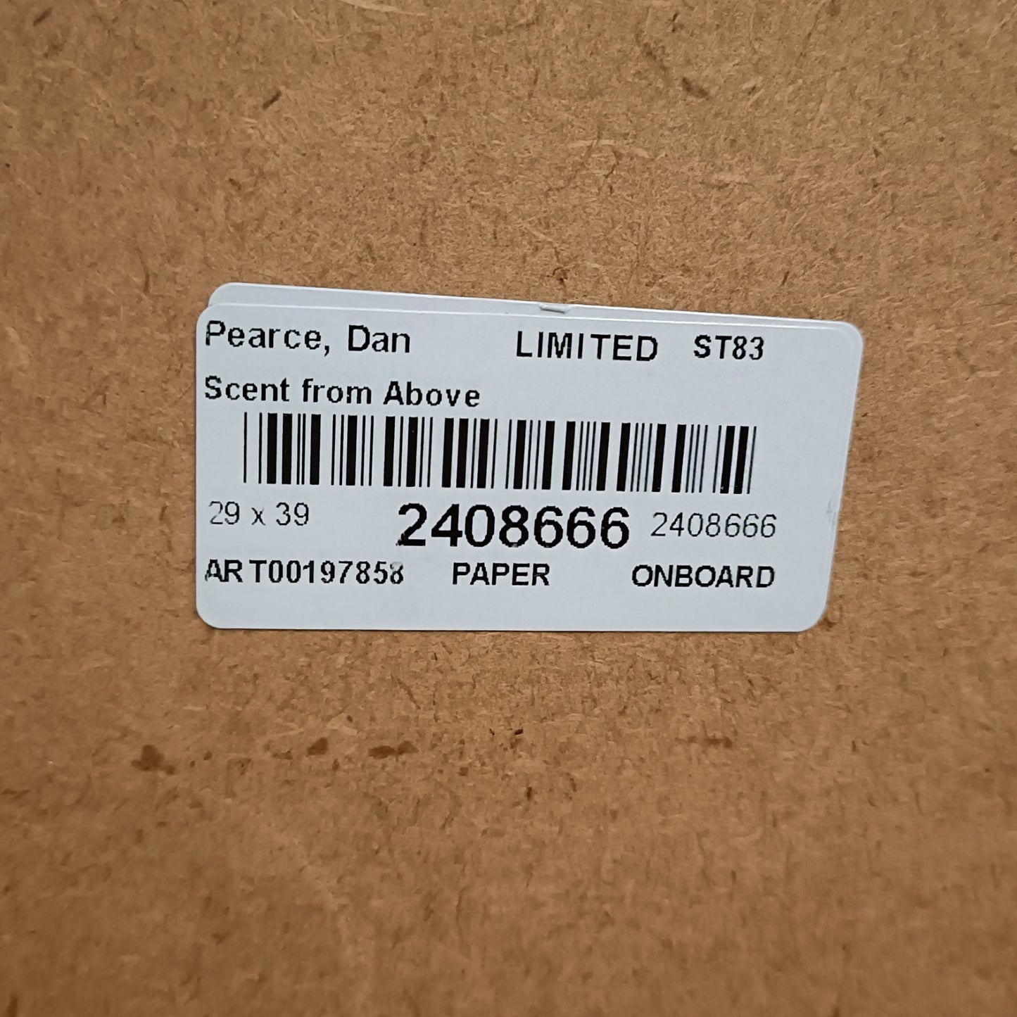 Dan Pearce Limited Edition Mixed Media 83/195 "Scent from Above"