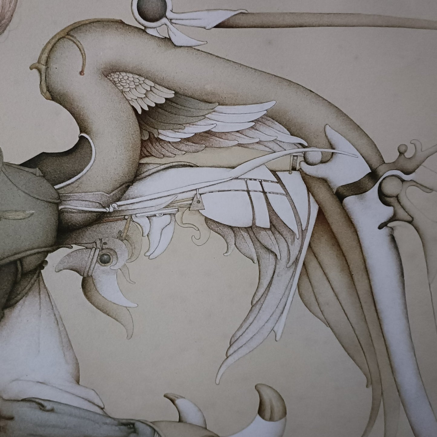 MICHAEL PARKES (b.1944) AP 2/25  Fingerprinted & Signed "Surrender To The Light"