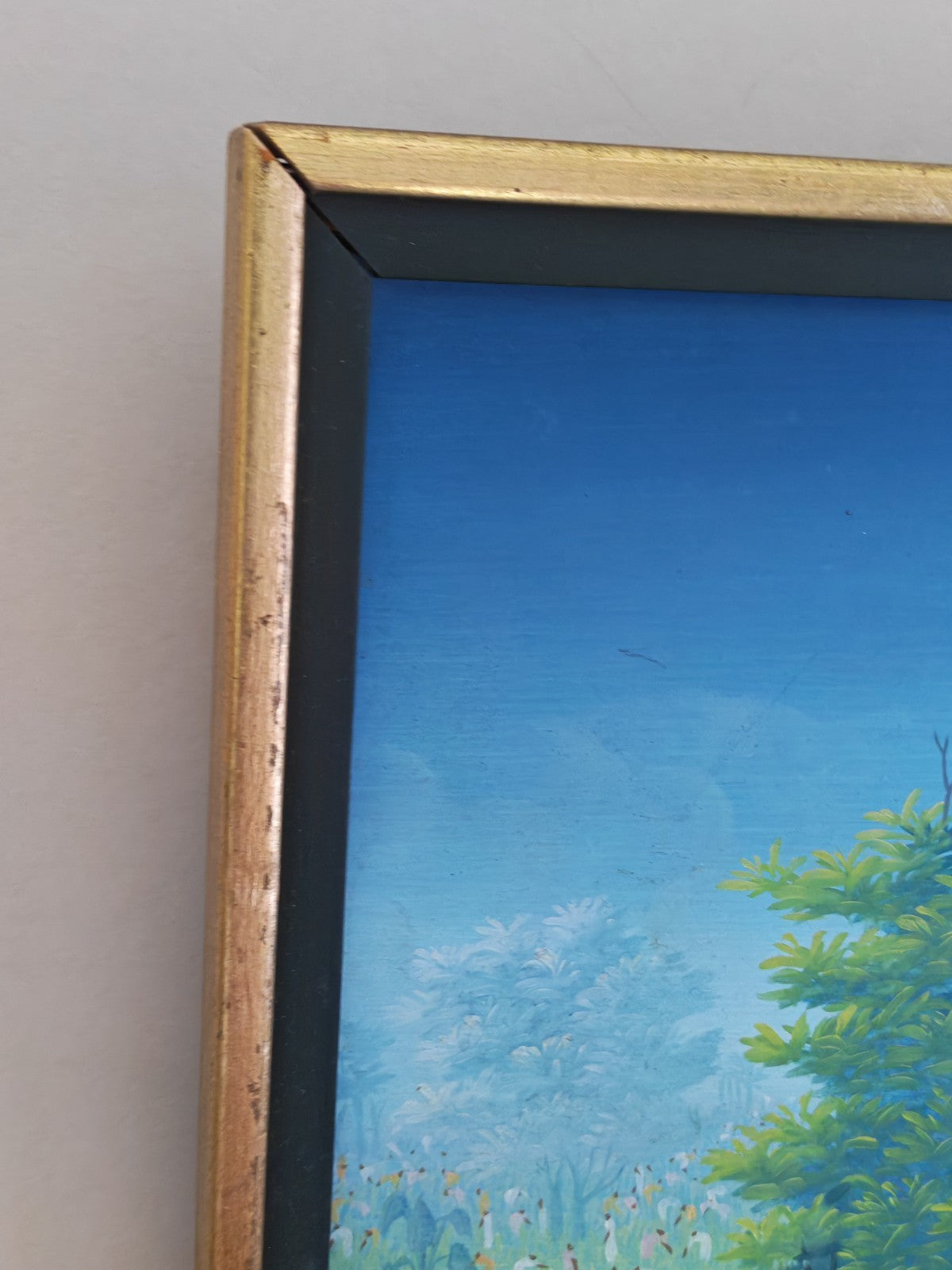 AVRIL FOREST (1959) Original Oil Painting “Plantation Harvest Scene”