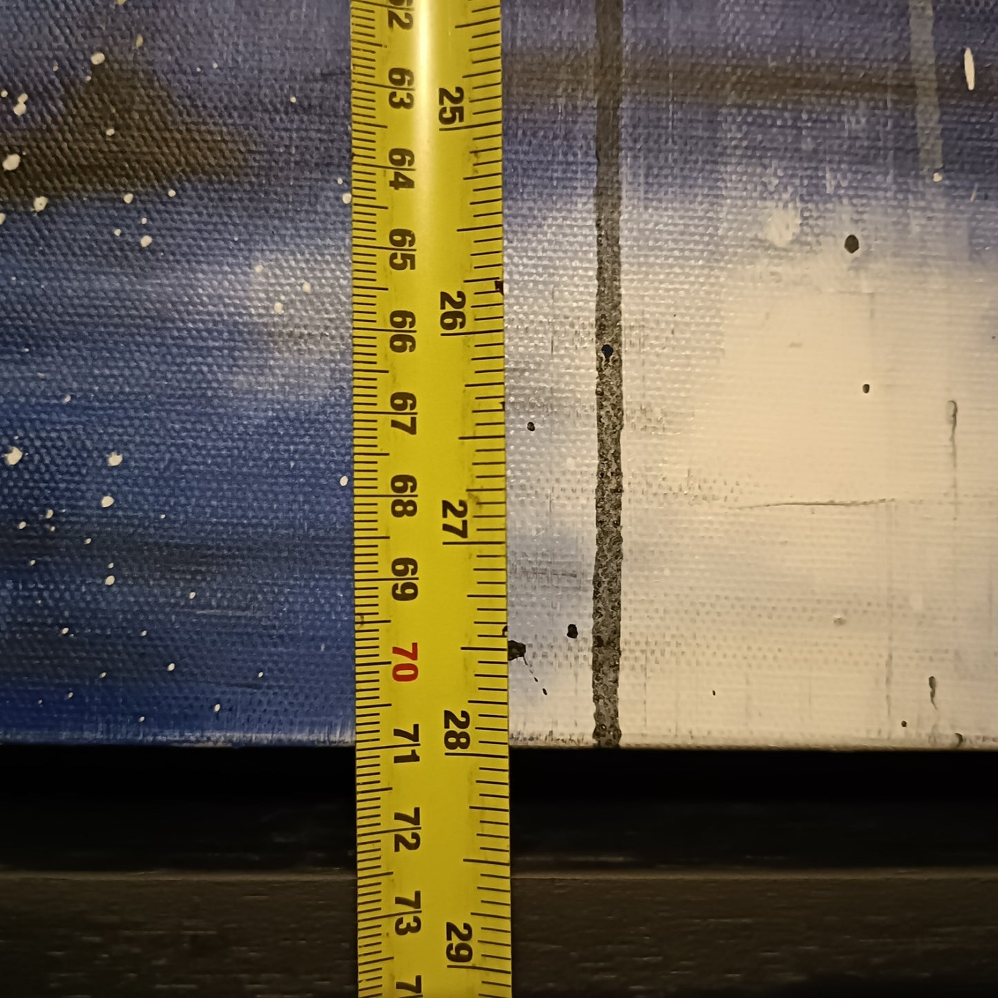 KRIS HARDY (b.1978) Large Framed Original Oil Painting "Westminster at Night II"