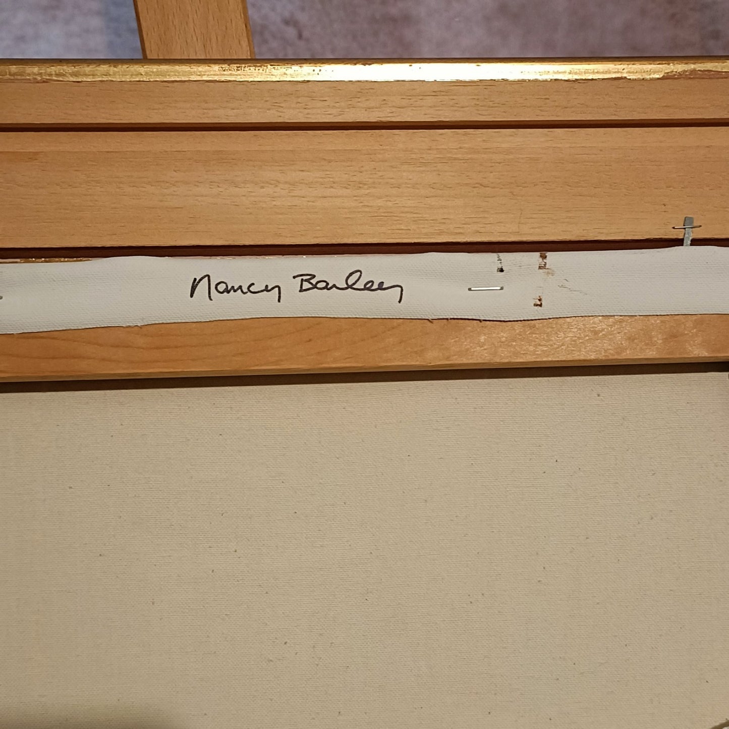 NANCY BAILEY (1913-2012) Framed Original Oil on Canvas "Fishing Boats St Ives"